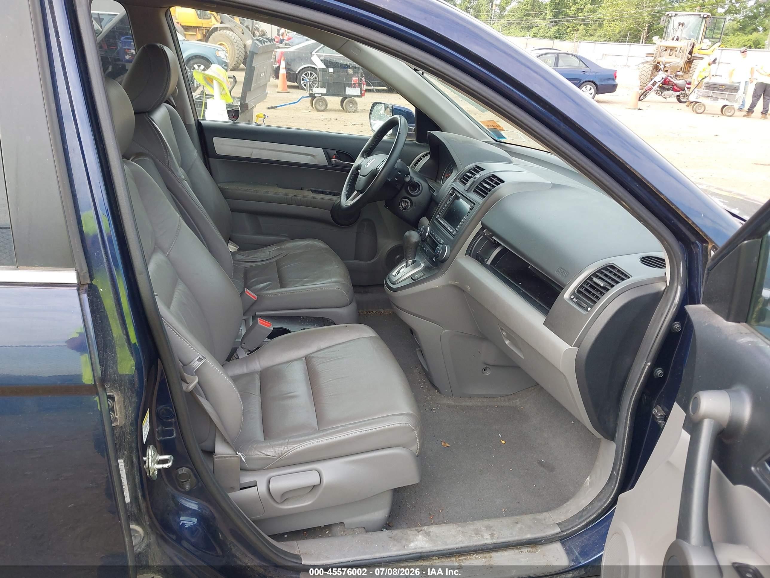 2010 Honda Cr-v Ex-l Dark Blue vin: 5J6RE4H70AL059626