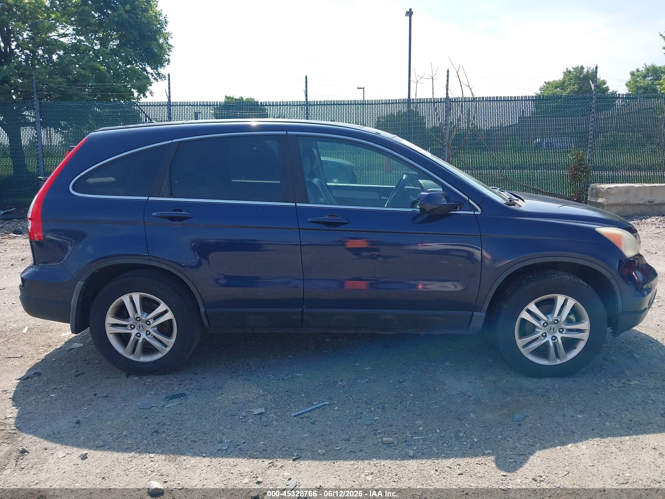2010 Honda Cr-v Ex-l Синий vin: 5J6RE4H70AL062882