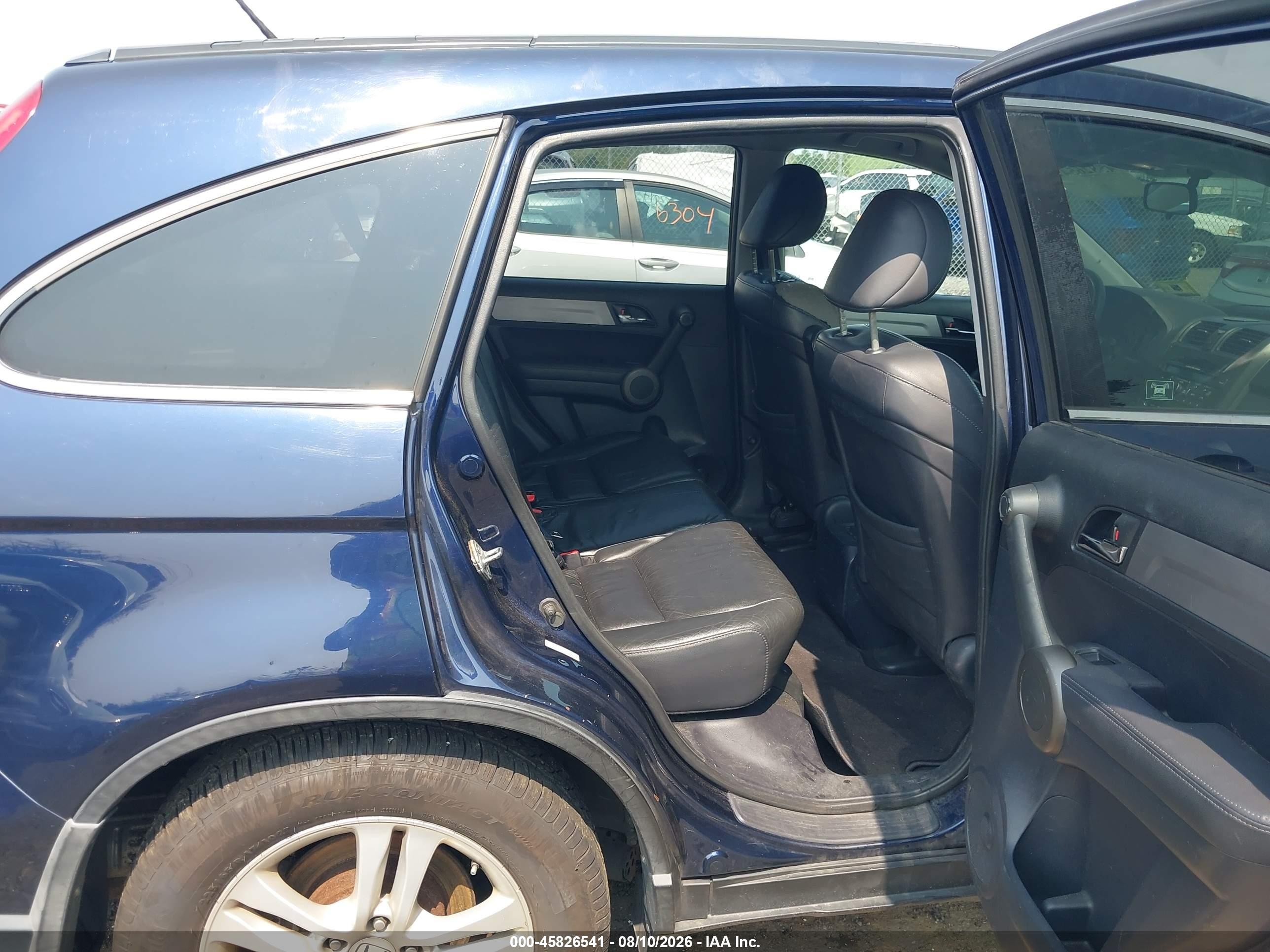 2010 Honda Cr-v Ex-l Dark Blue vin: 5J6RE4H70AL068925
