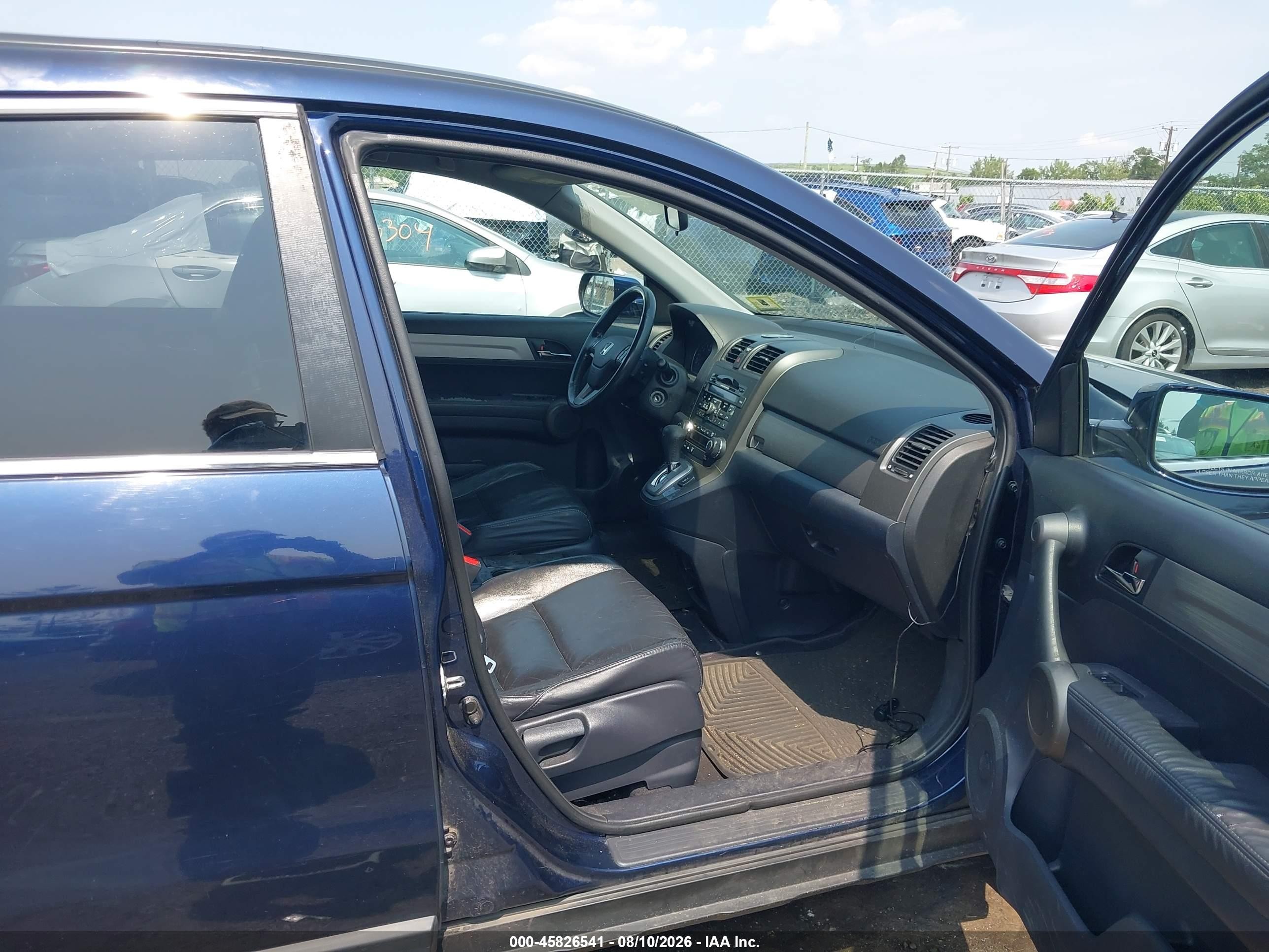 2010 Honda Cr-v Ex-l Dark Blue vin: 5J6RE4H70AL068925