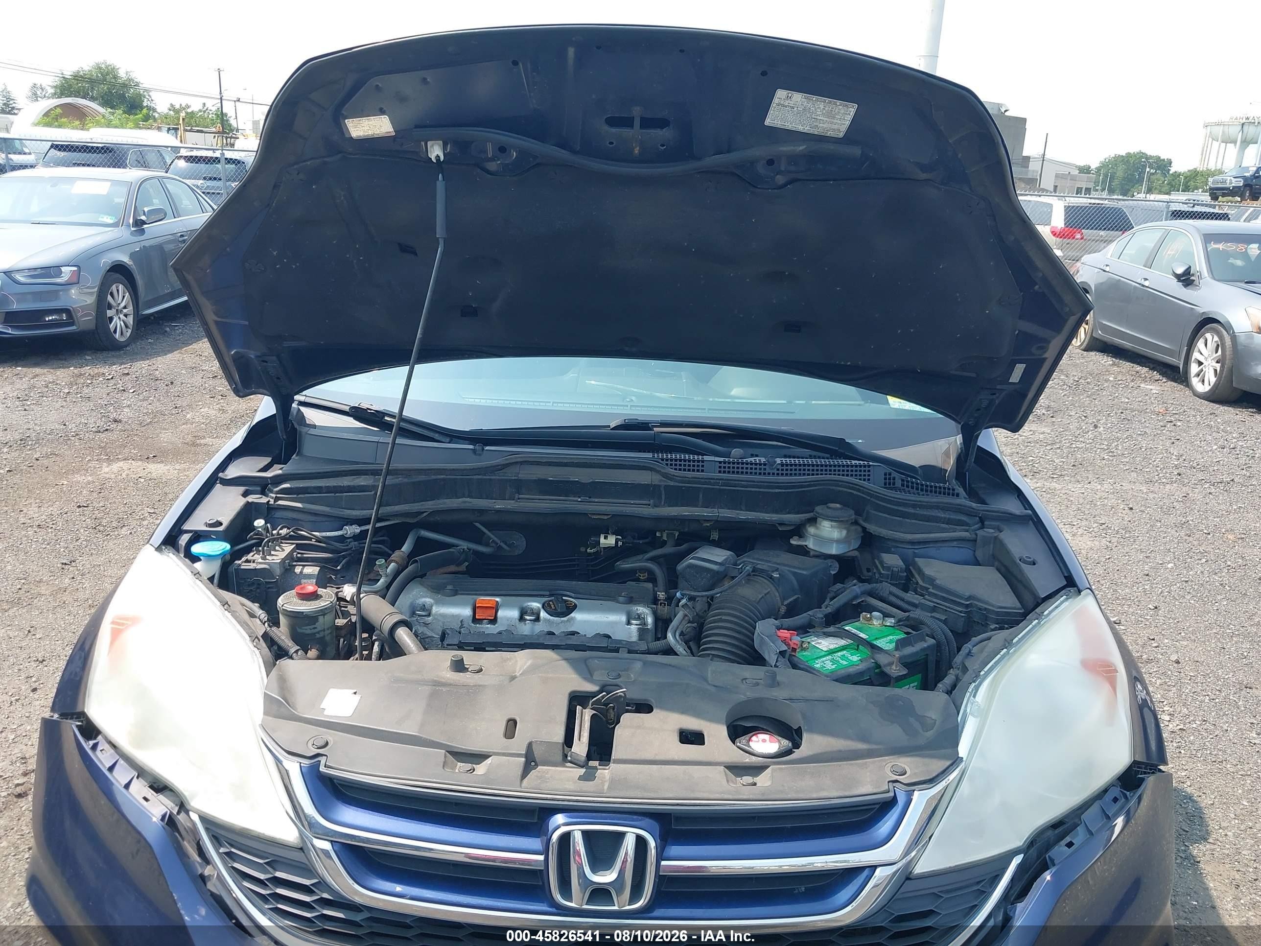 2010 Honda Cr-v Ex-l Dark Blue vin: 5J6RE4H70AL068925