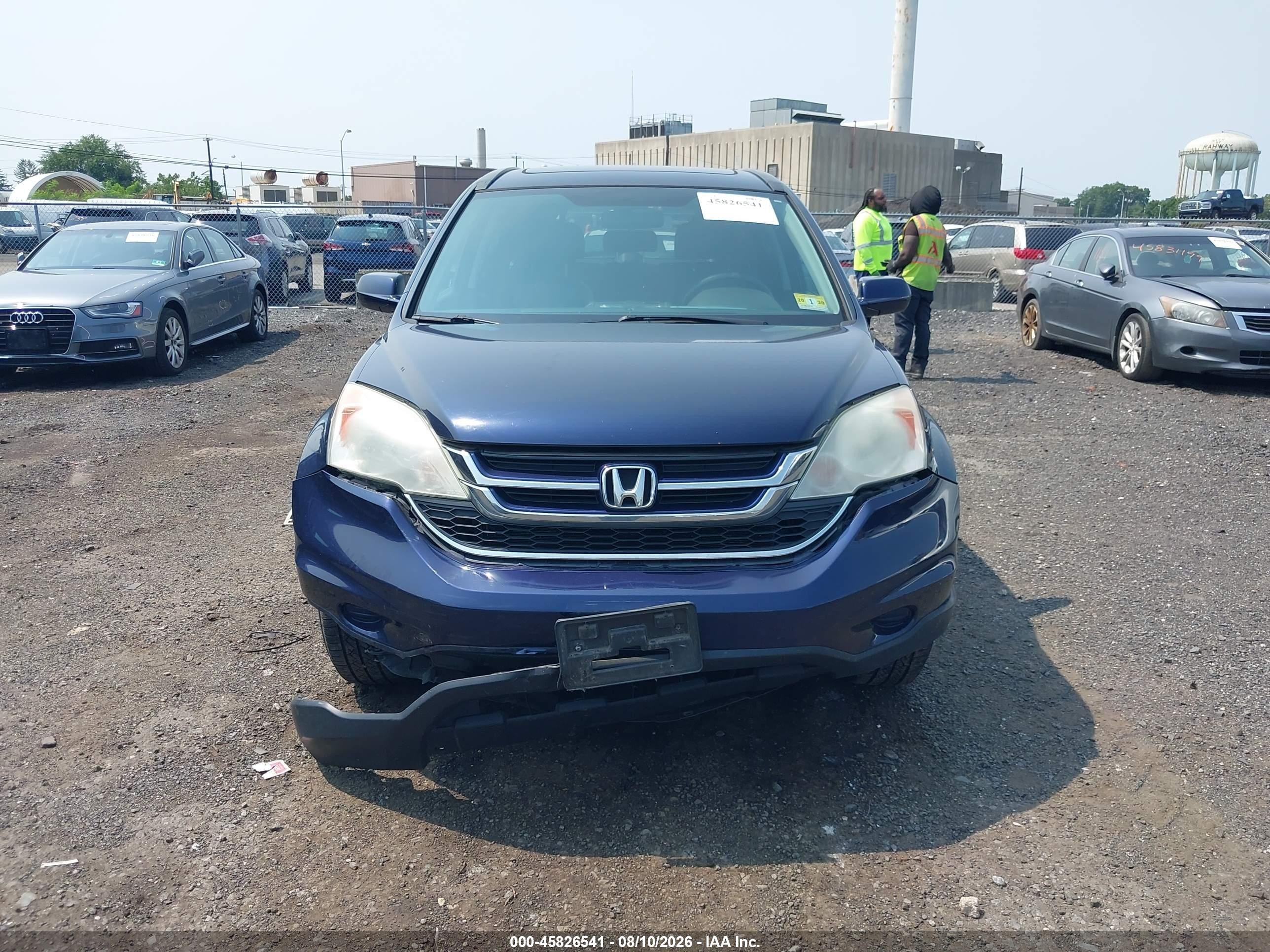 2010 Honda Cr-v Ex-l Dark Blue vin: 5J6RE4H70AL068925