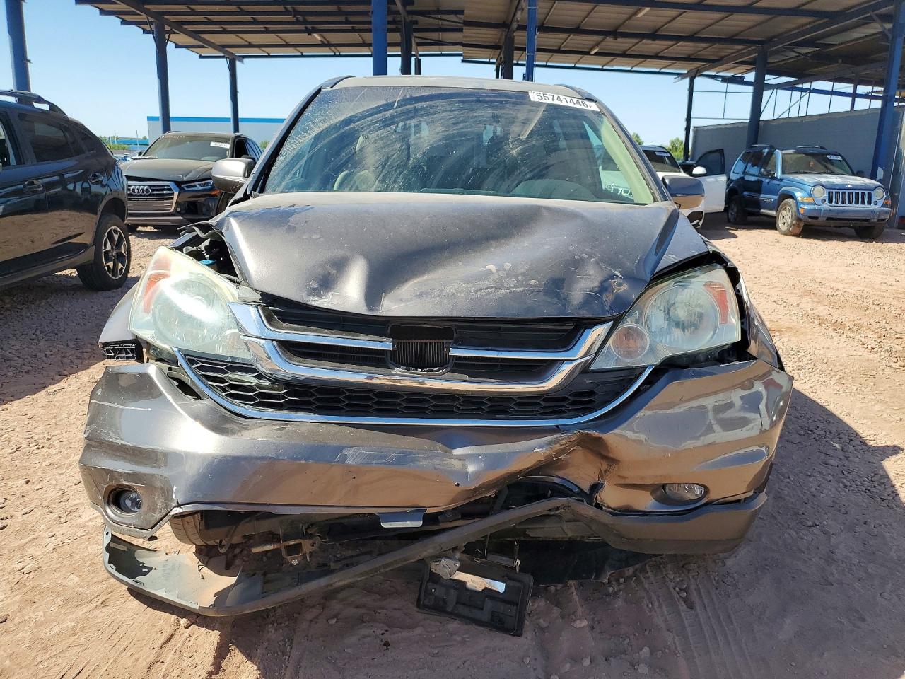 2010 Honda Cr-v Exl Gray vin: 5J6RE4H70AL097227