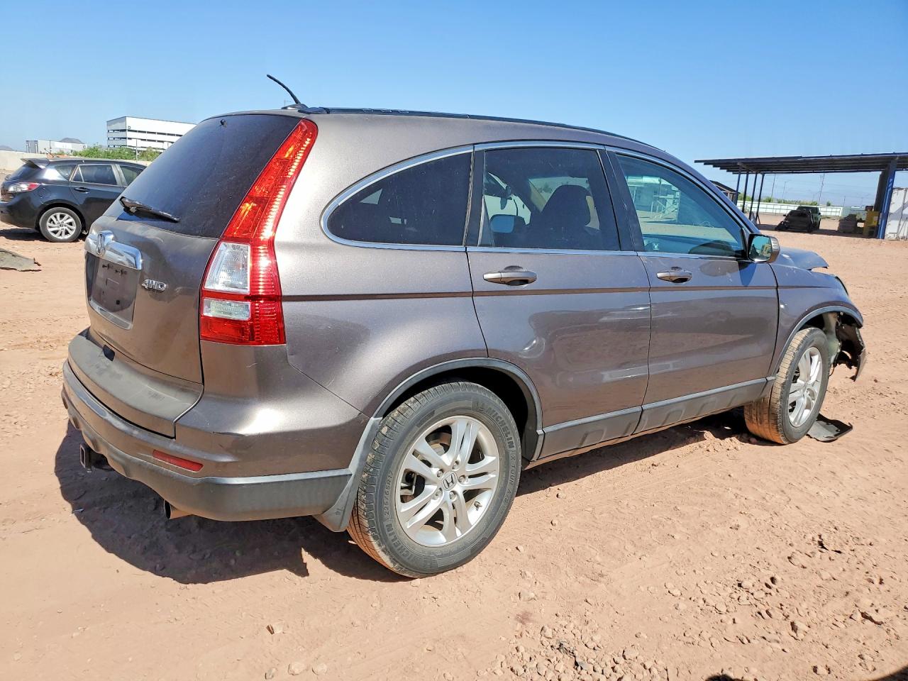 2010 Honda Cr-v Exl Gray vin: 5J6RE4H70AL097227