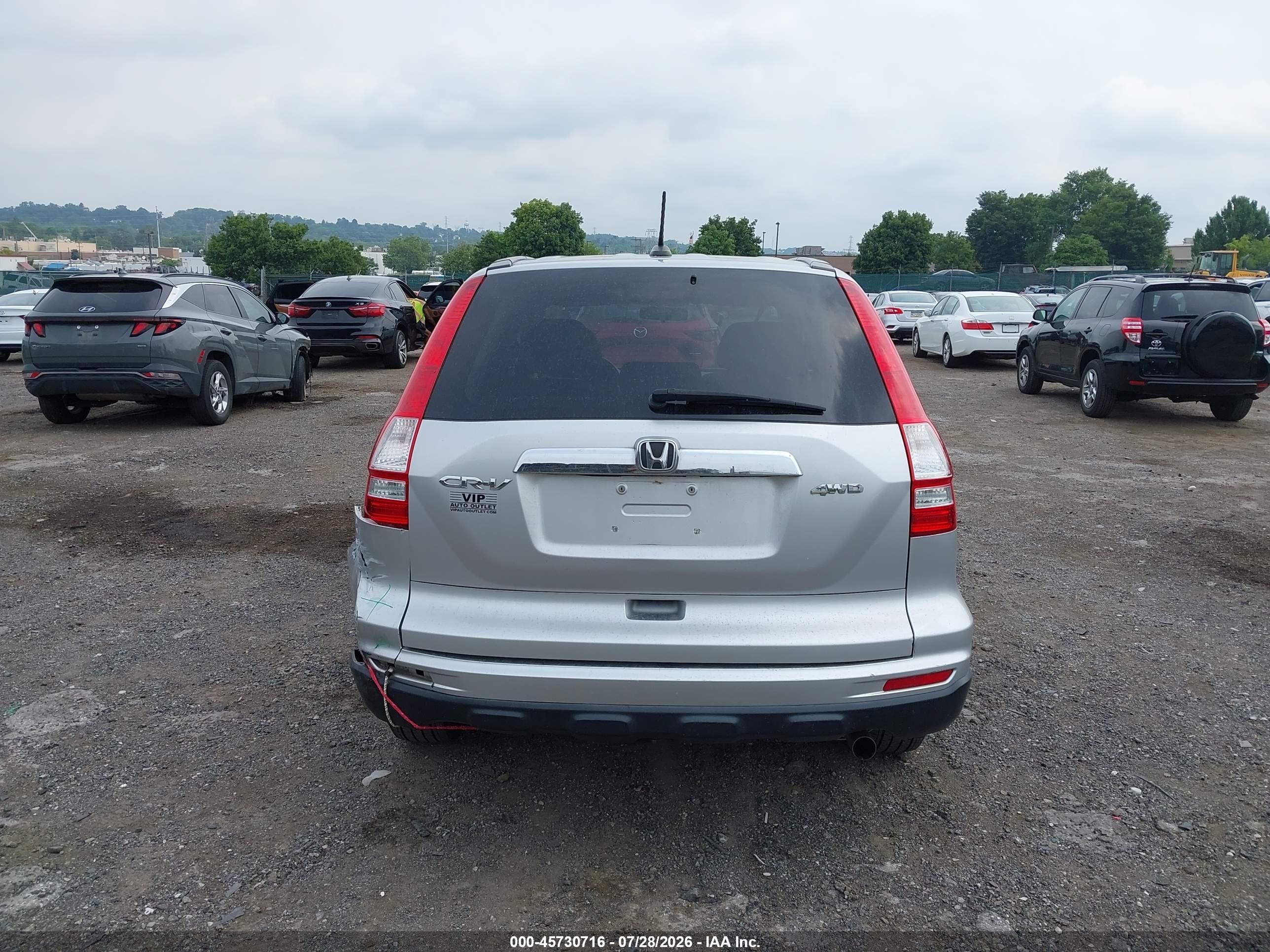 2010 Honda Cr-v Ex-l Silver vin: 5J6RE4H70AL099088