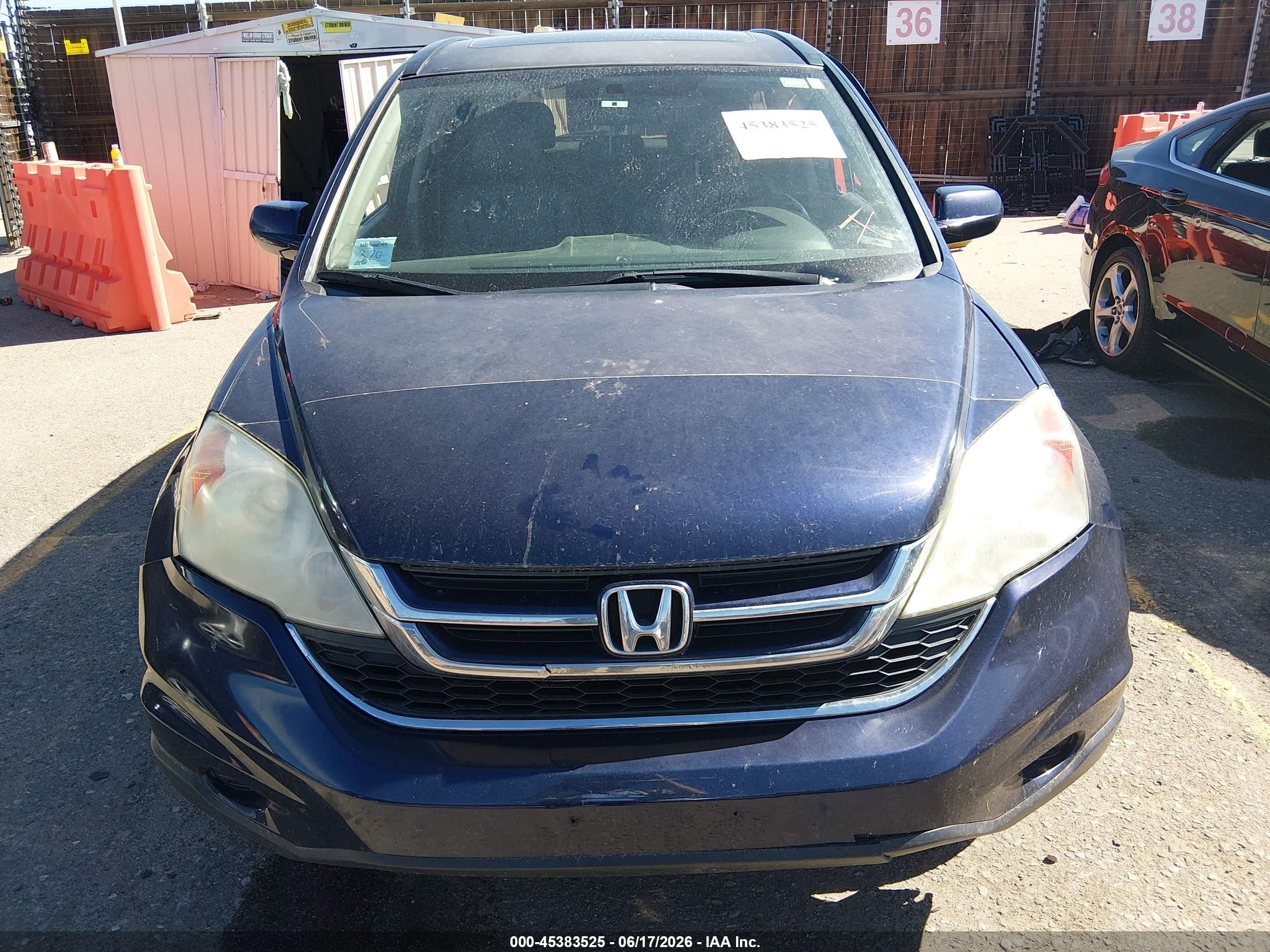 2011 Honda Cr-v Ex-l Navy vin: 5J6RE4H70BL014557