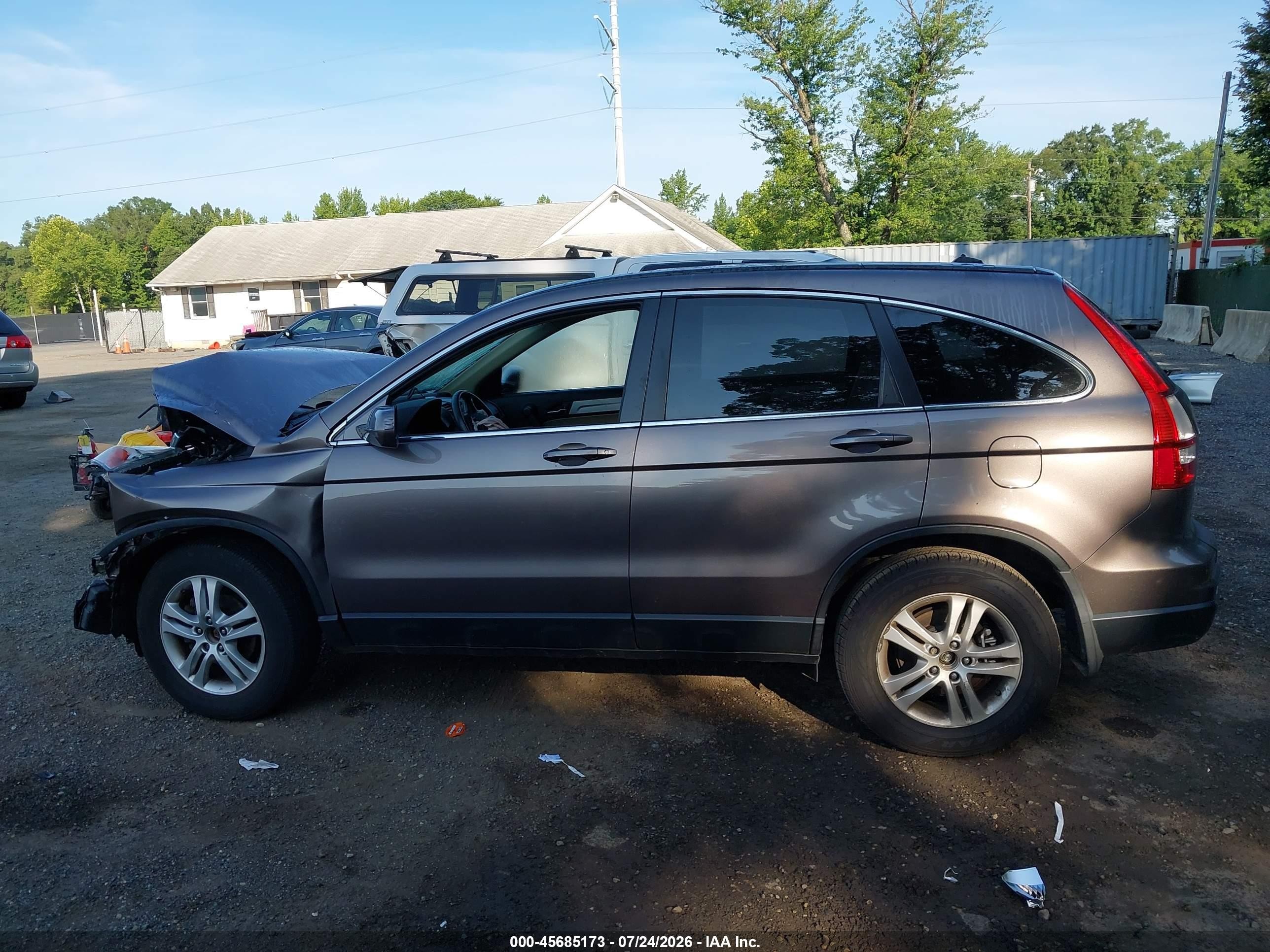 2011 Honda Cr-v Ex-l Champagne vin: 5J6RE4H70BL016325