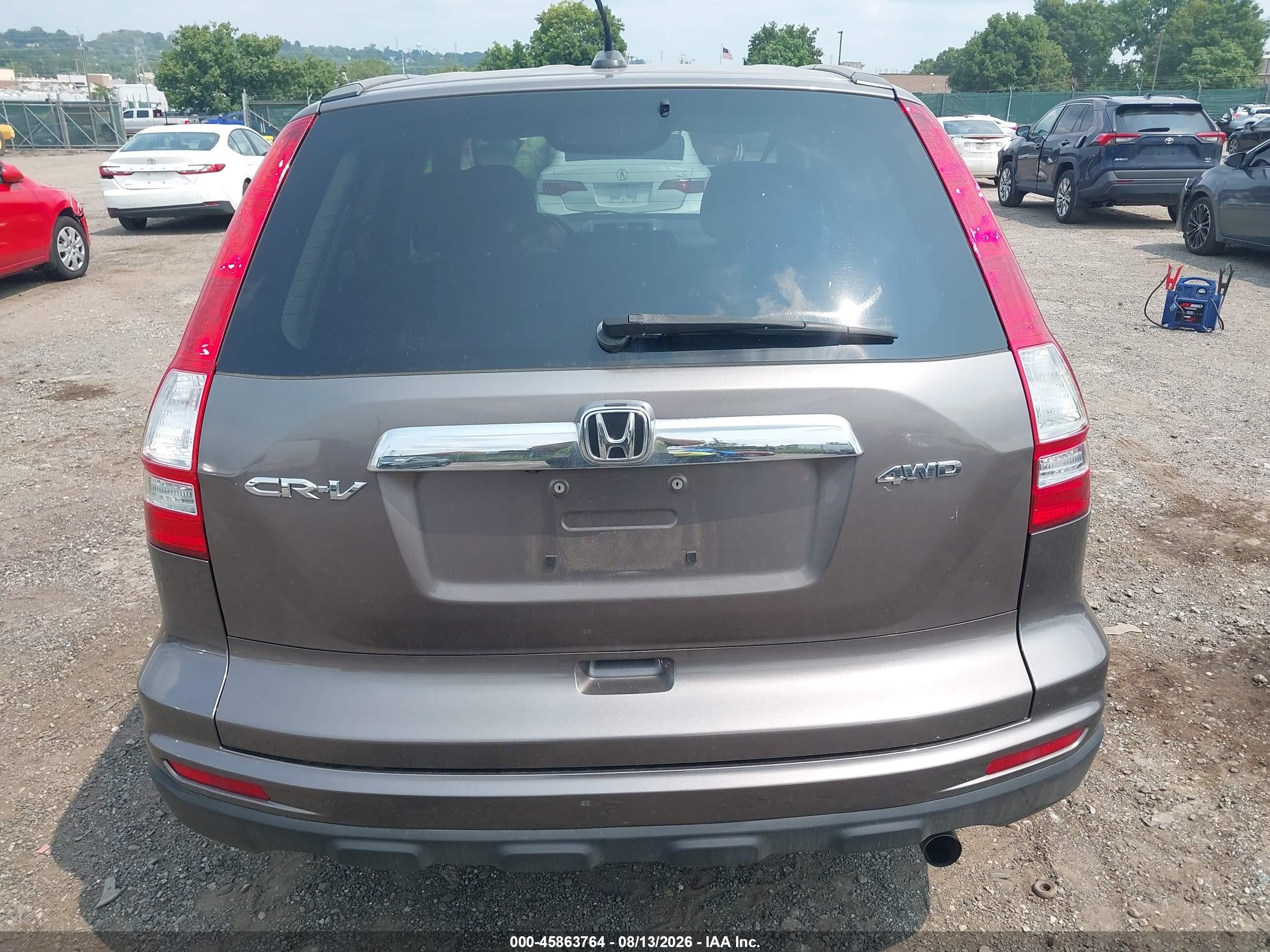 2011 Honda Cr-v Ex-l Серый vin: 5J6RE4H70BL041662