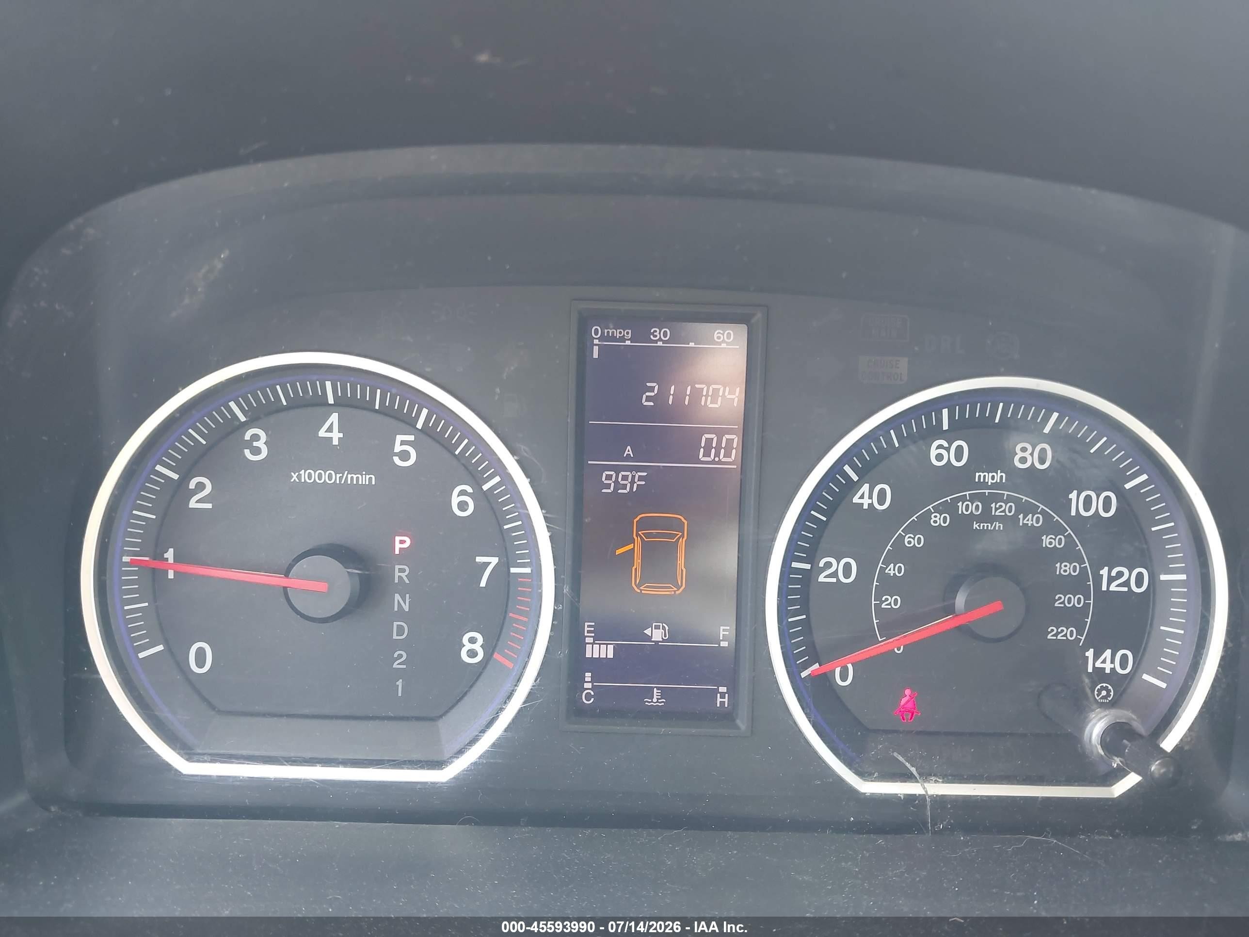 2011 Honda Cr-v Ex-l Серый vin: 5J6RE4H70BL053519