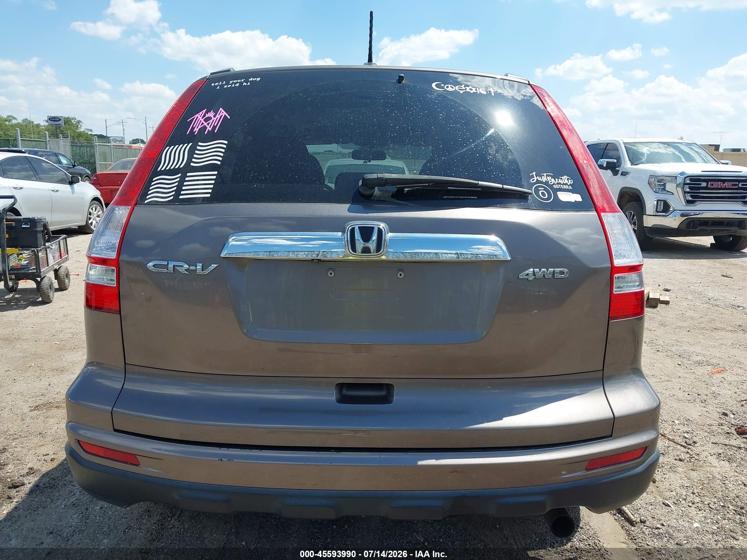2011 Honda Cr-v Ex-l Серый vin: 5J6RE4H70BL053519