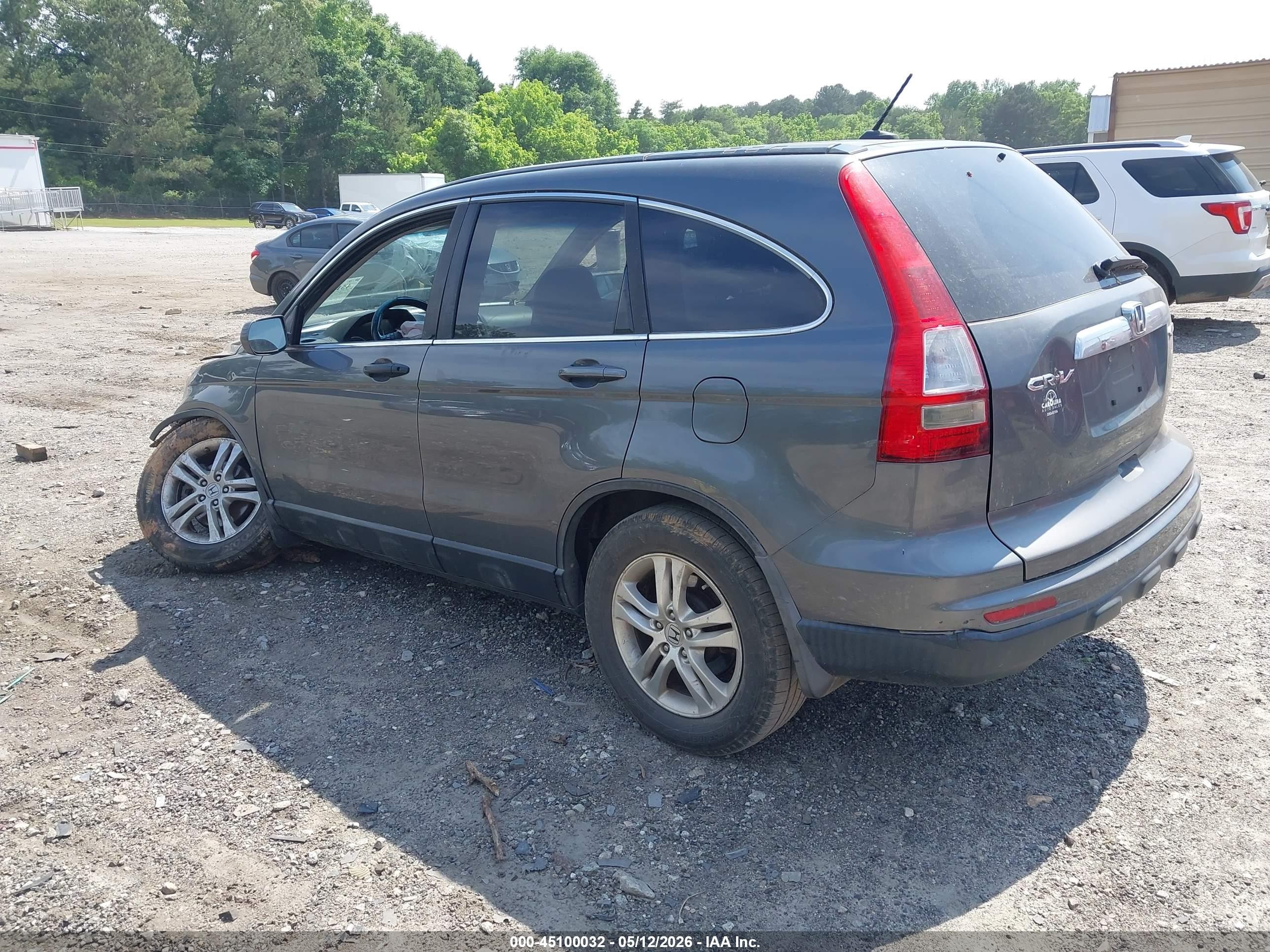 2011 Honda Cr-v Ex-l Gray vin: 5J6RE4H70BL053603