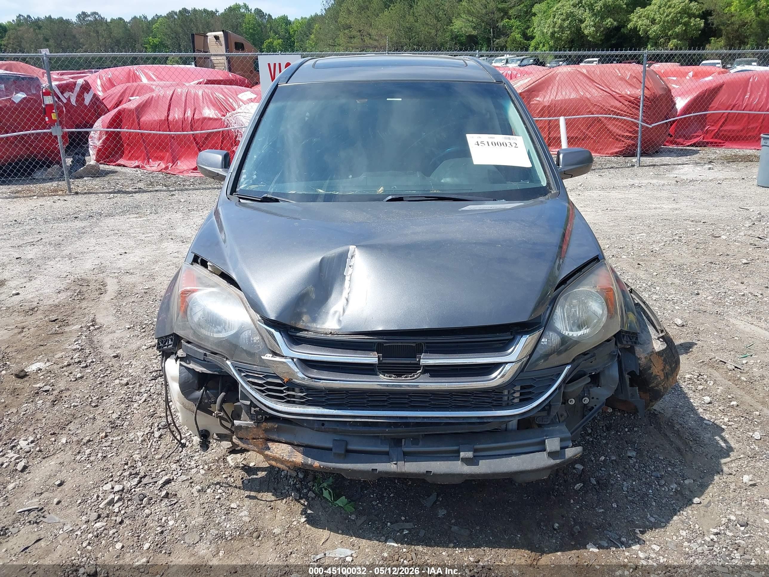 2011 Honda Cr-v Ex-l Gray vin: 5J6RE4H70BL053603
