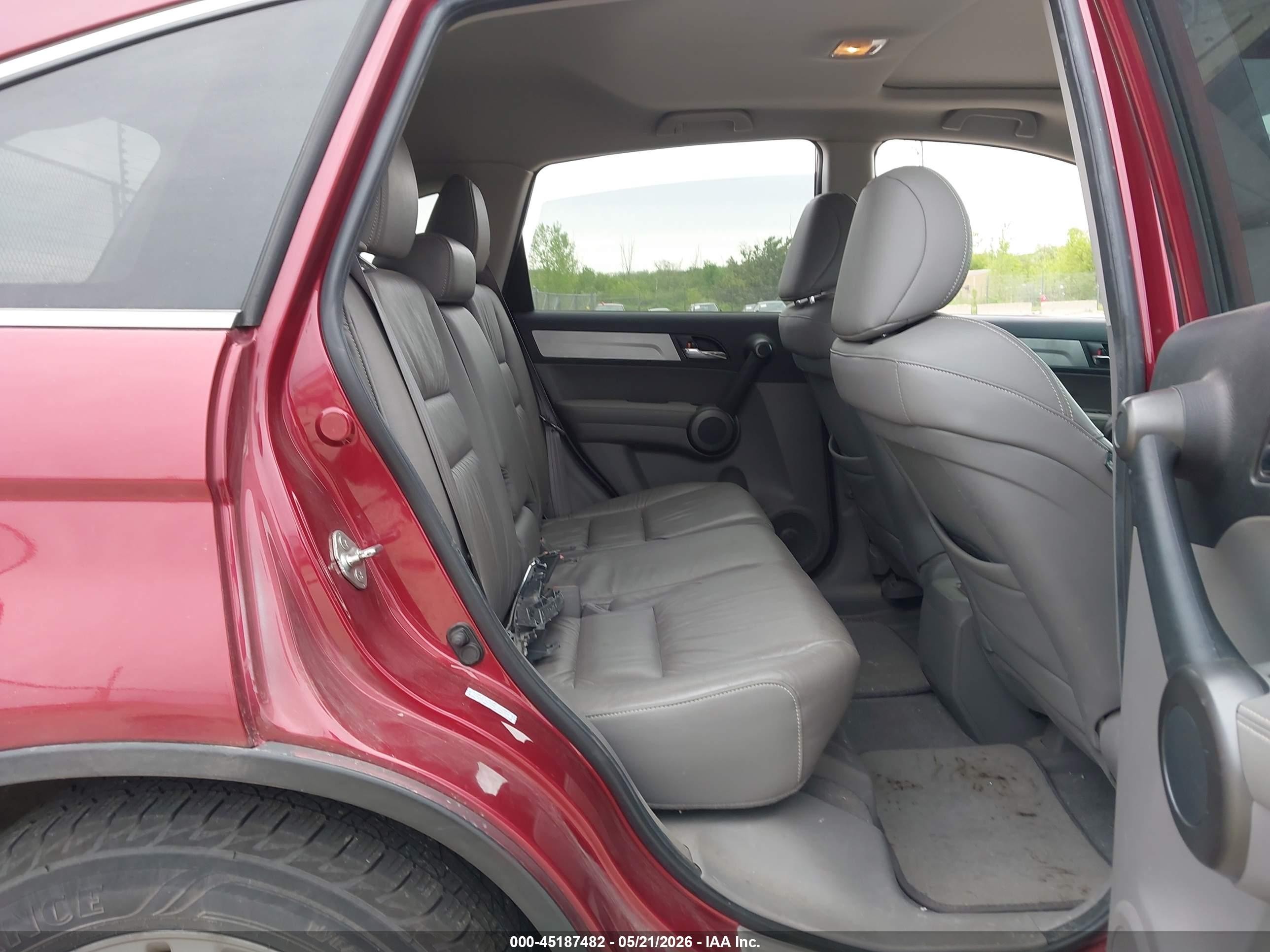 2011 Honda Cr-v Ex-l Red vin: 5J6RE4H70BL056324