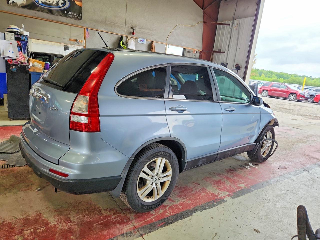 2011 Honda Cr-v Exl Бирюзовый vin: 5J6RE4H70BL066318