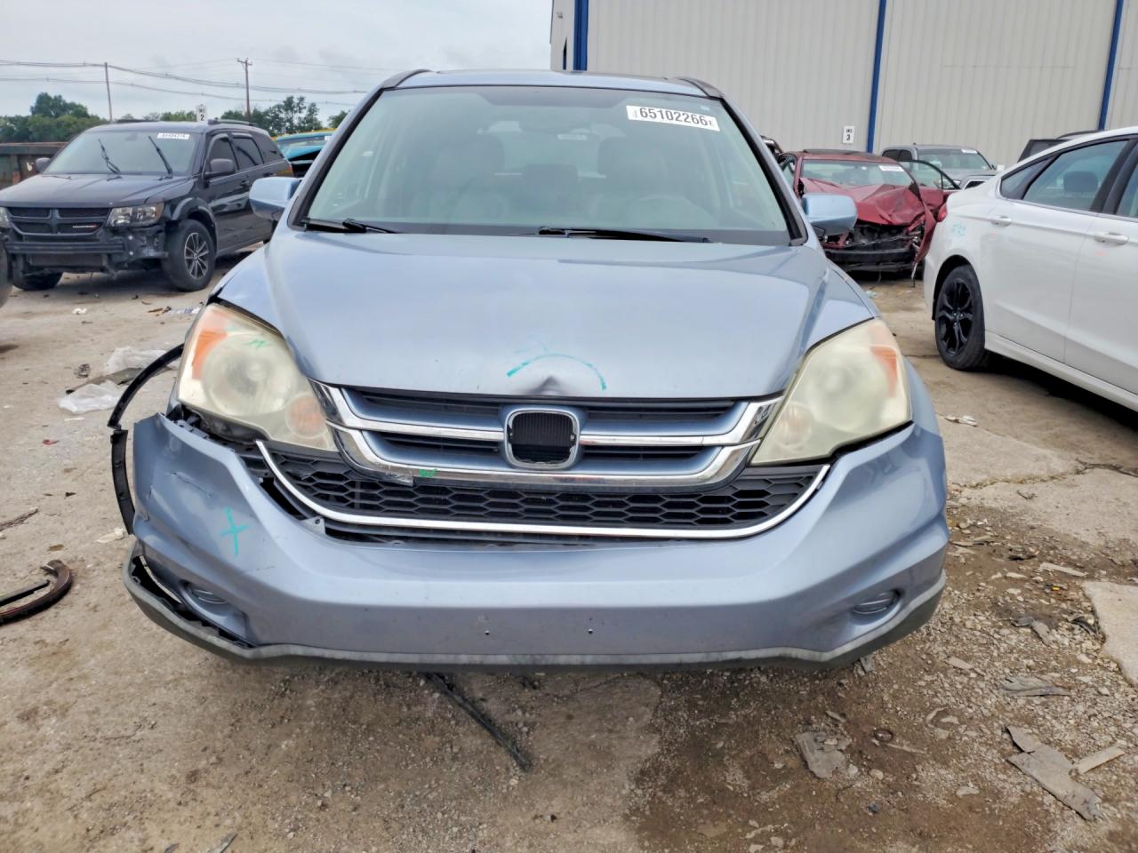2011 Honda Cr-v Exl Blue vin: 5J6RE4H70BL112844