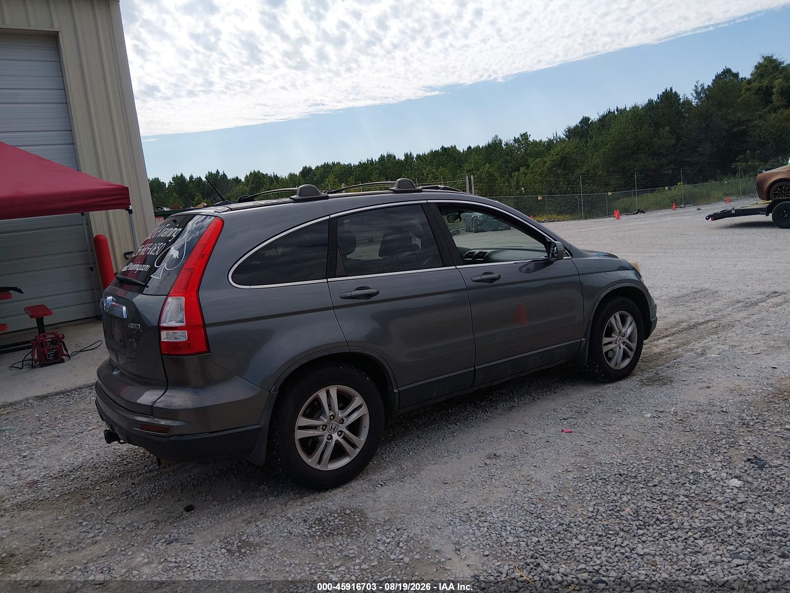 2011 Honda Cr-v Ex-l Gray vin: 5J6RE4H70BL807776