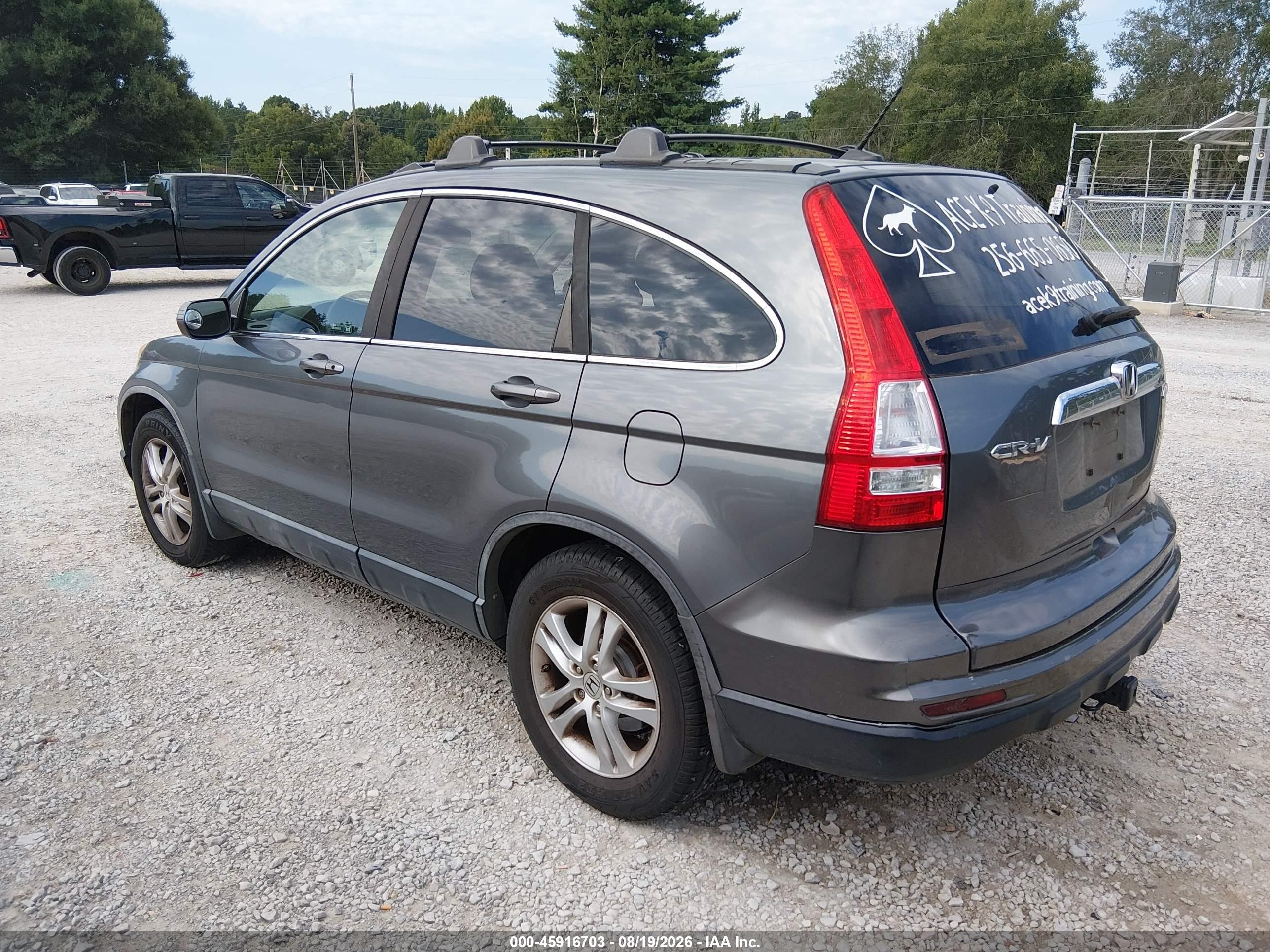 2011 Honda Cr-v Ex-l Gray vin: 5J6RE4H70BL807776