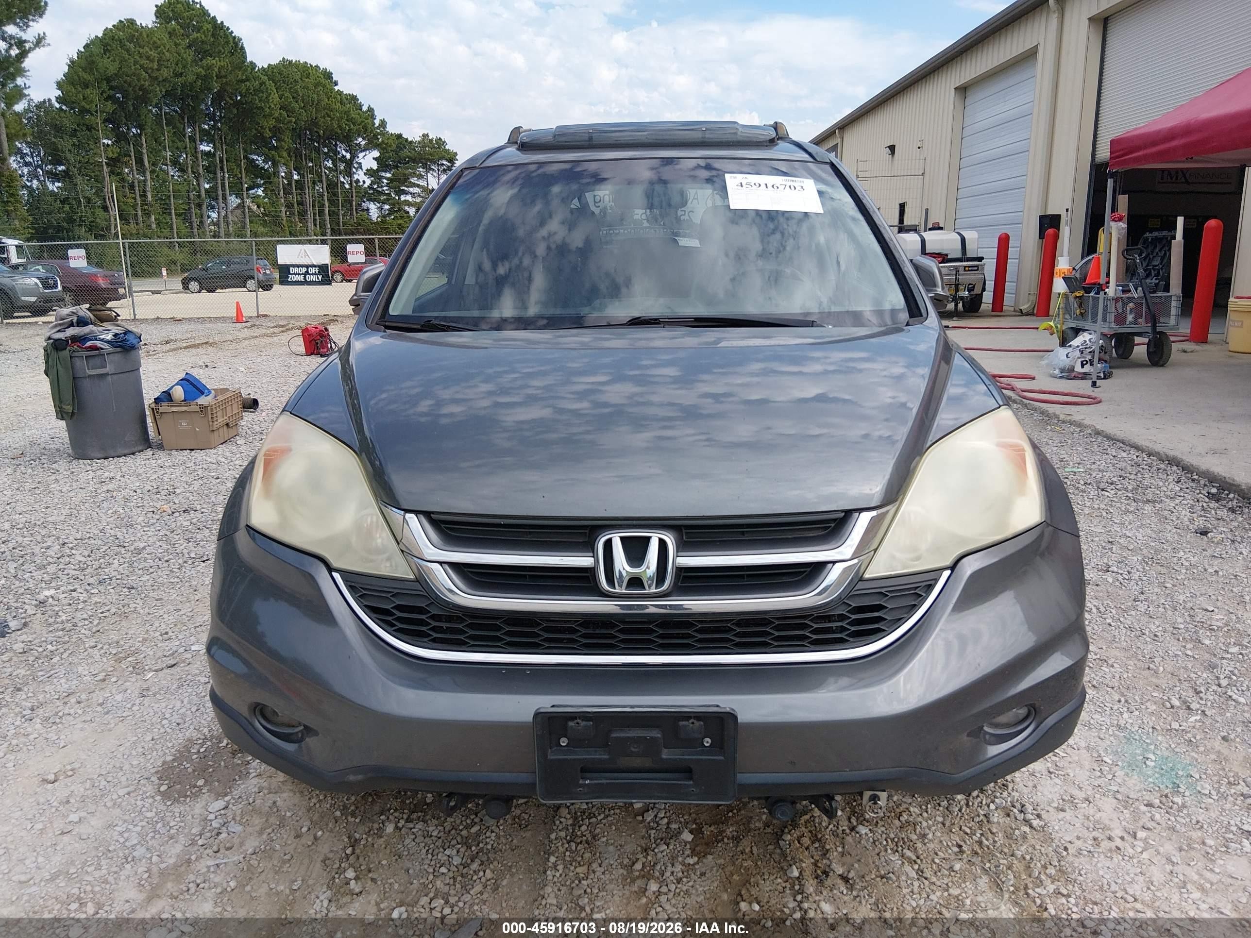 2011 Honda Cr-v Ex-l Gray vin: 5J6RE4H70BL807776