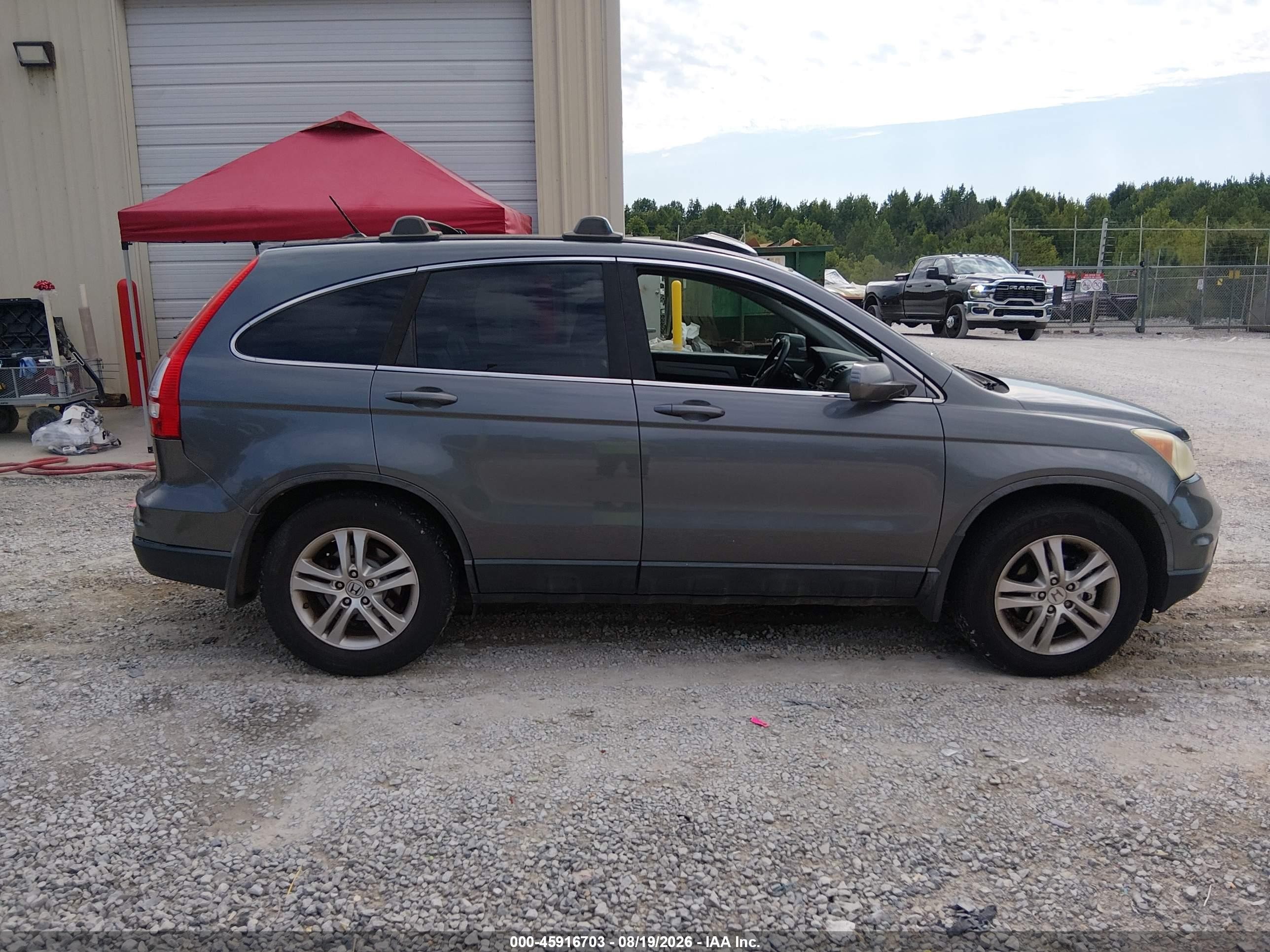 2011 Honda Cr-v Ex-l Gray vin: 5J6RE4H70BL807776