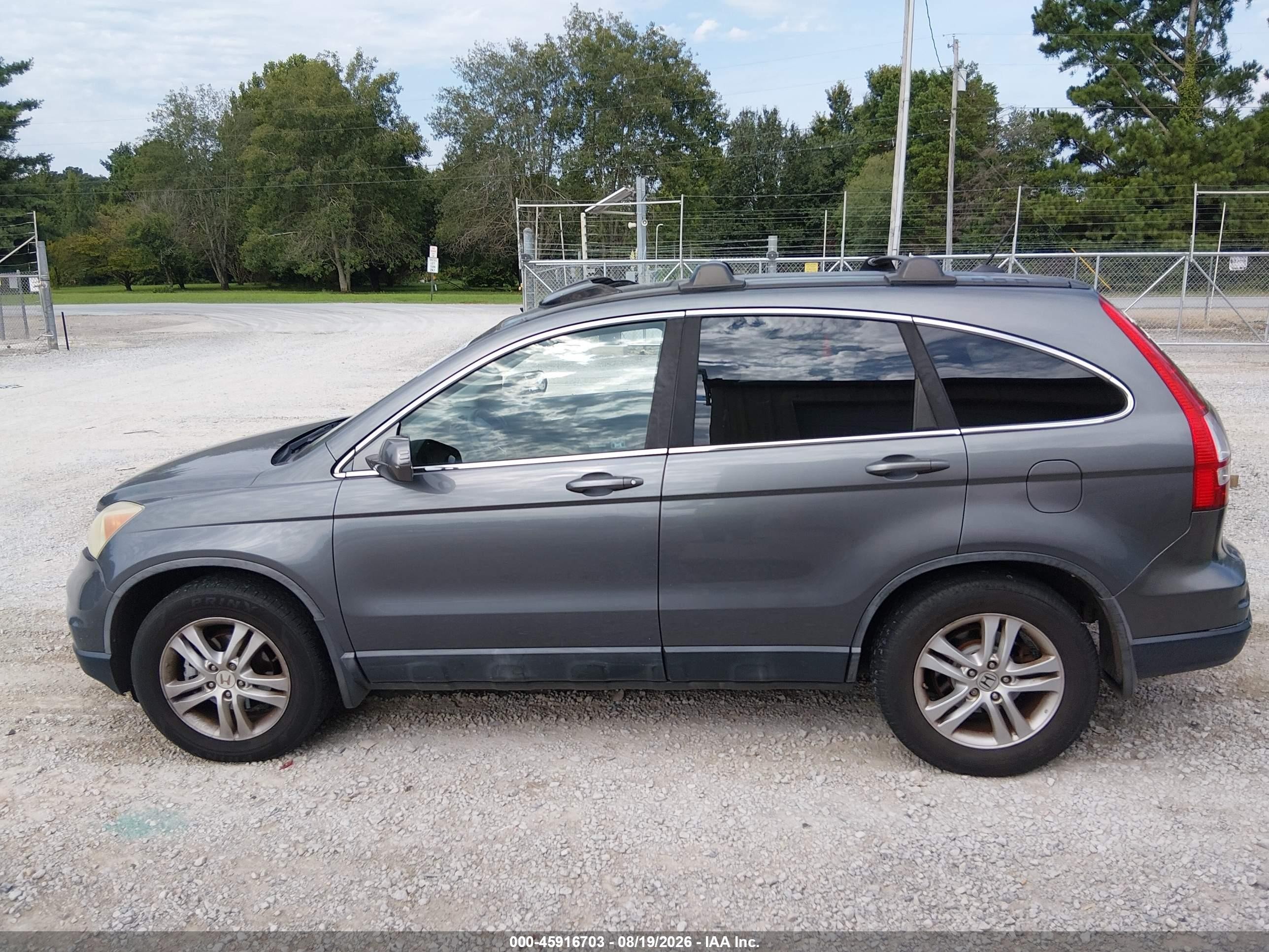 2011 Honda Cr-v Ex-l Gray vin: 5J6RE4H70BL807776