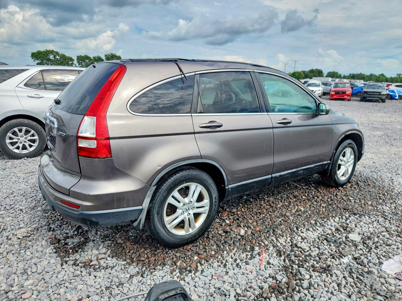2010 Honda Cr-v Exl Gray vin: 5J6RE4H71AL018339