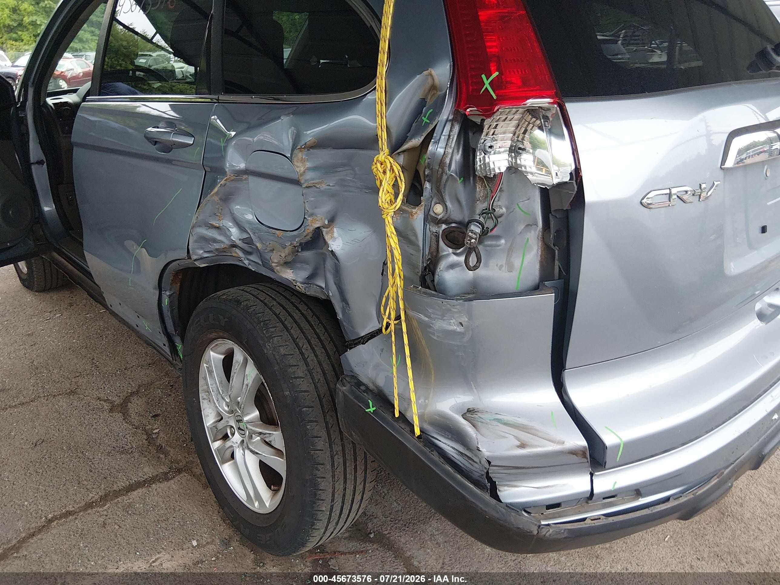 2010 Honda Cr-v Ex-l Gray vin: 5J6RE4H71AL019491