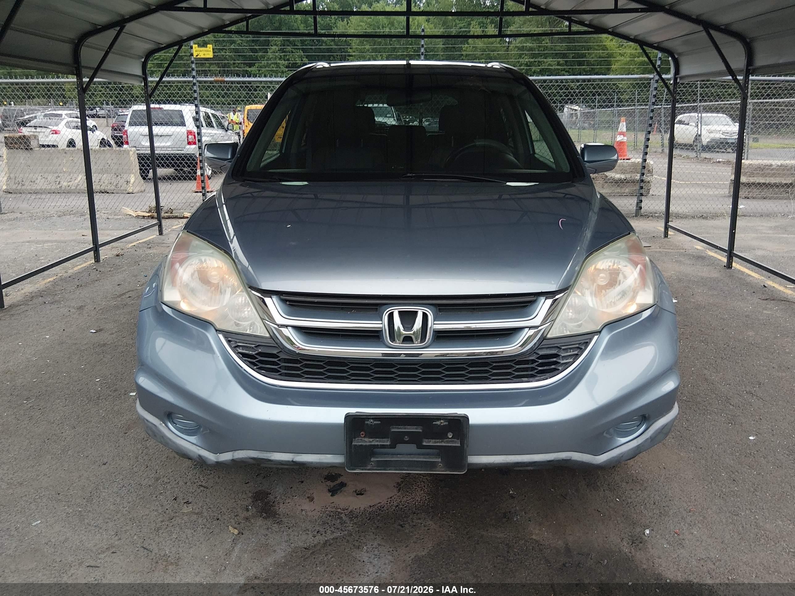 2010 Honda Cr-v Ex-l Gray vin: 5J6RE4H71AL019491