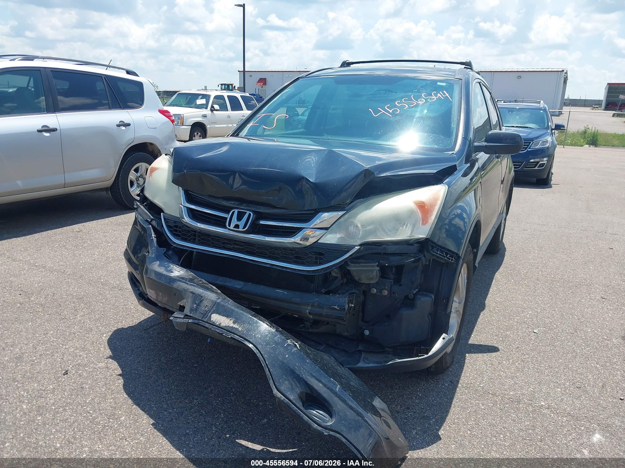 2010 Honda Cr-v Ex-l Black vin: 5J6RE4H71AL022830