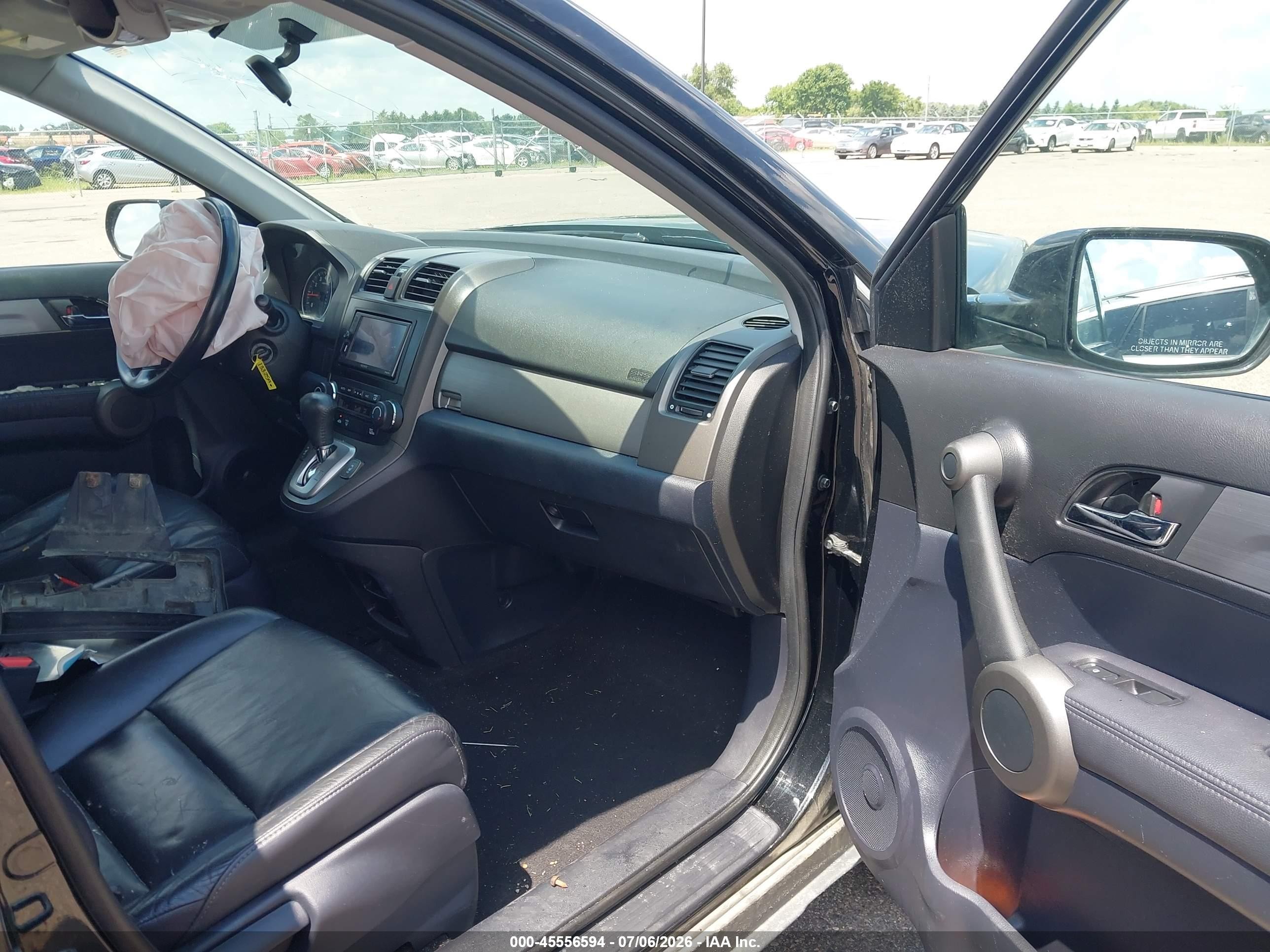 2010 Honda Cr-v Ex-l Black vin: 5J6RE4H71AL022830
