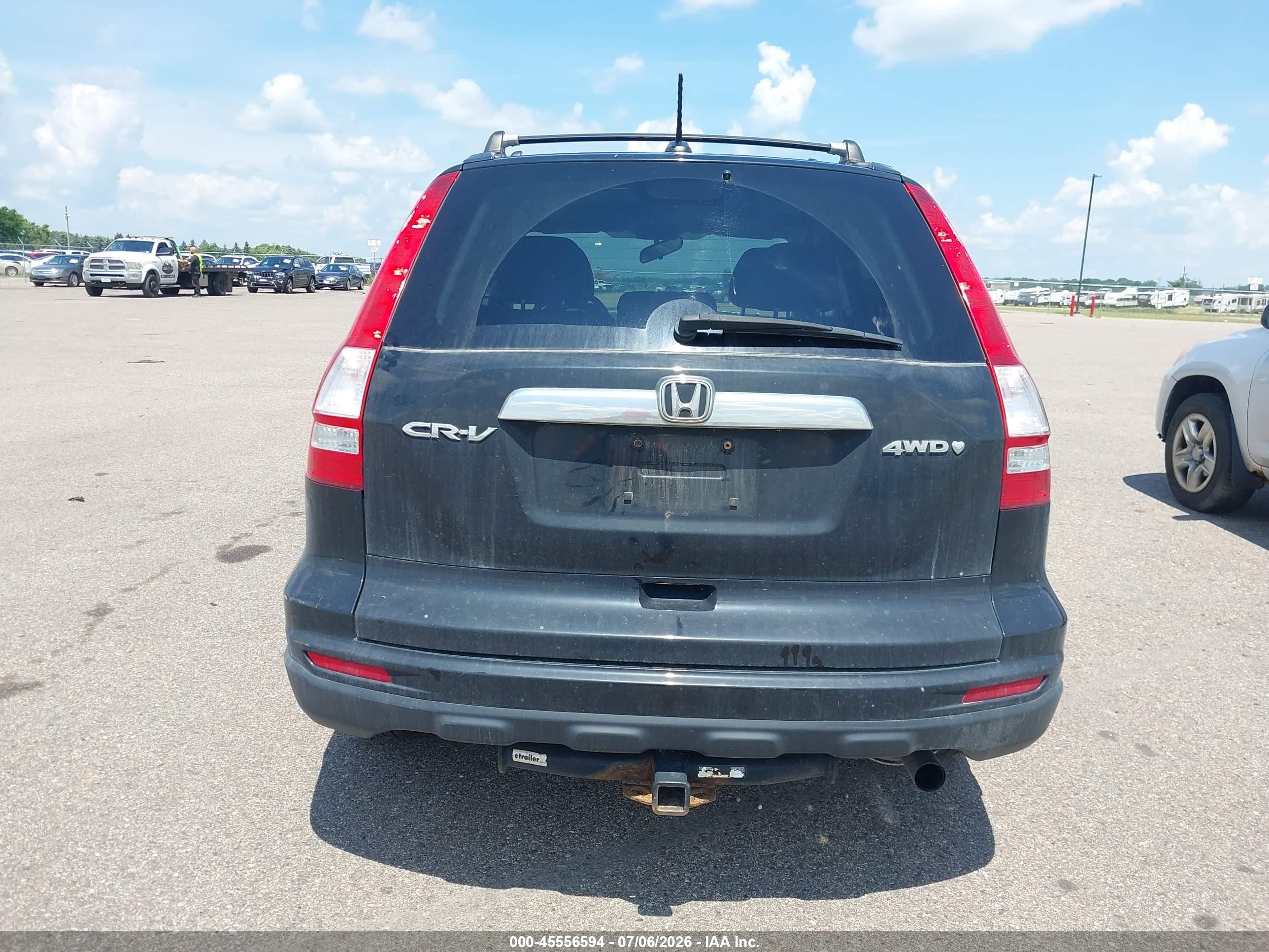 2010 Honda Cr-v Ex-l Black vin: 5J6RE4H71AL022830