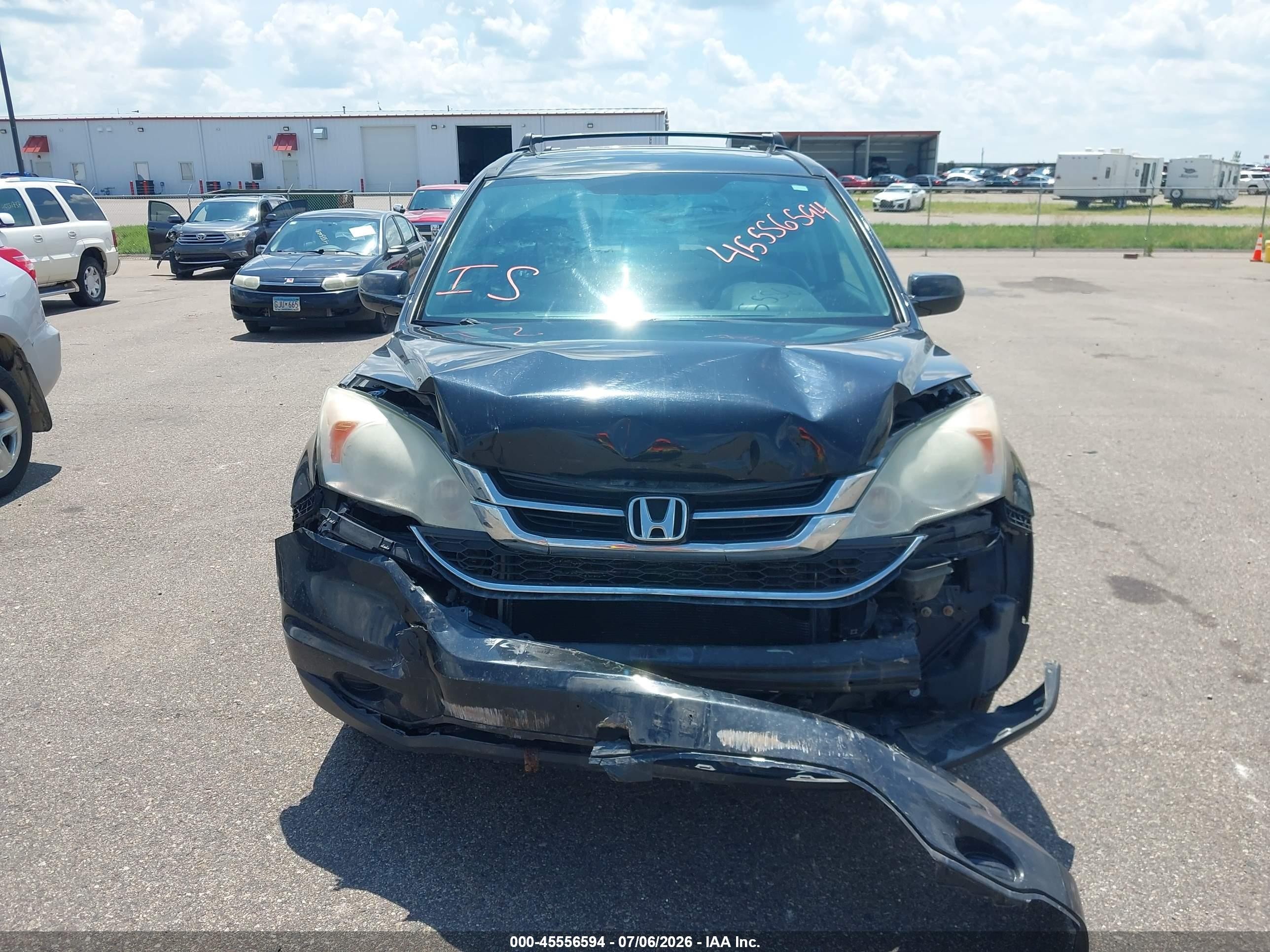 2010 Honda Cr-v Ex-l Black vin: 5J6RE4H71AL022830