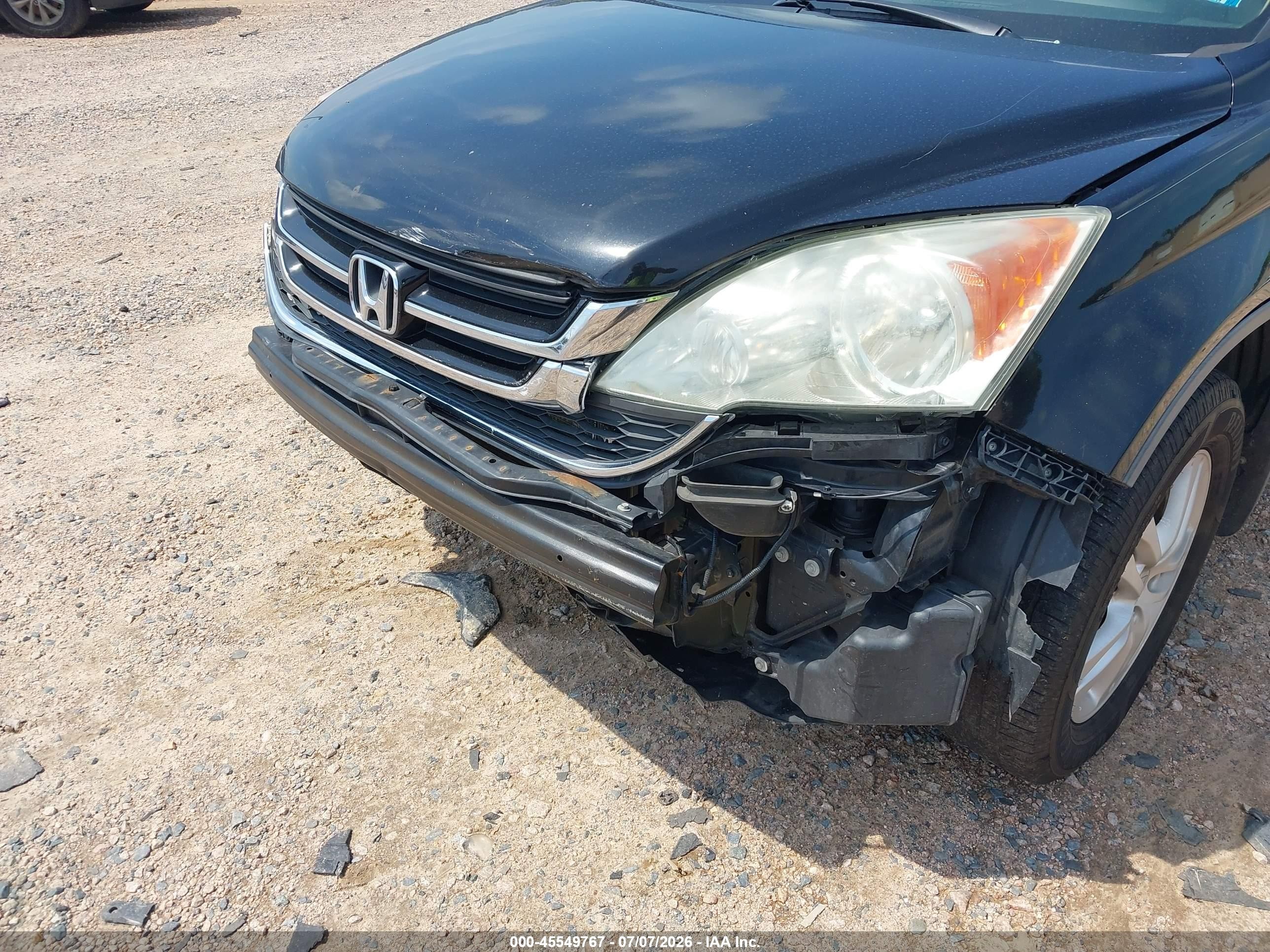 2010 Honda Cr-v Ex-l Black vin: 5J6RE4H71AL044455
