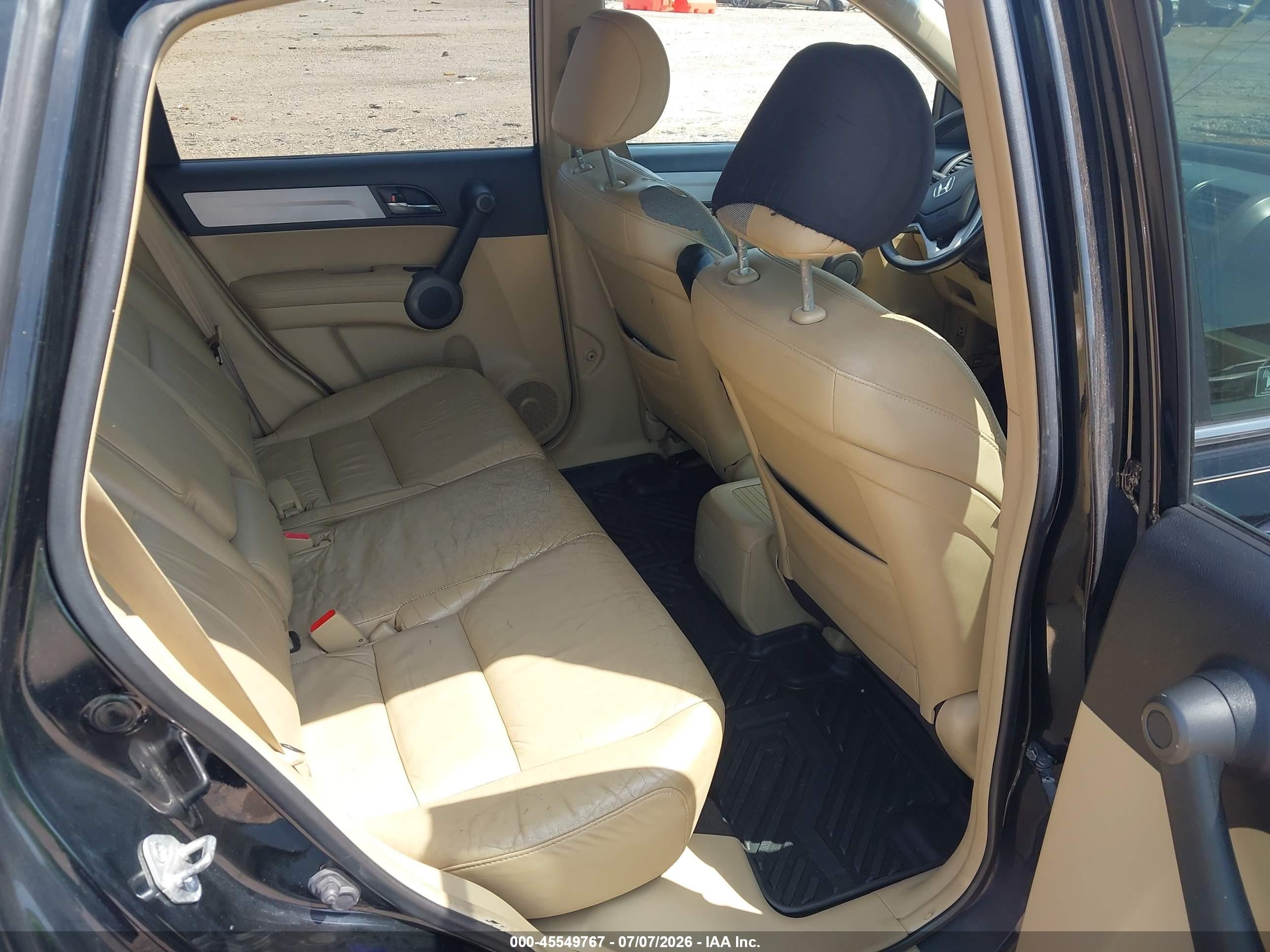 2010 Honda Cr-v Ex-l Black vin: 5J6RE4H71AL044455