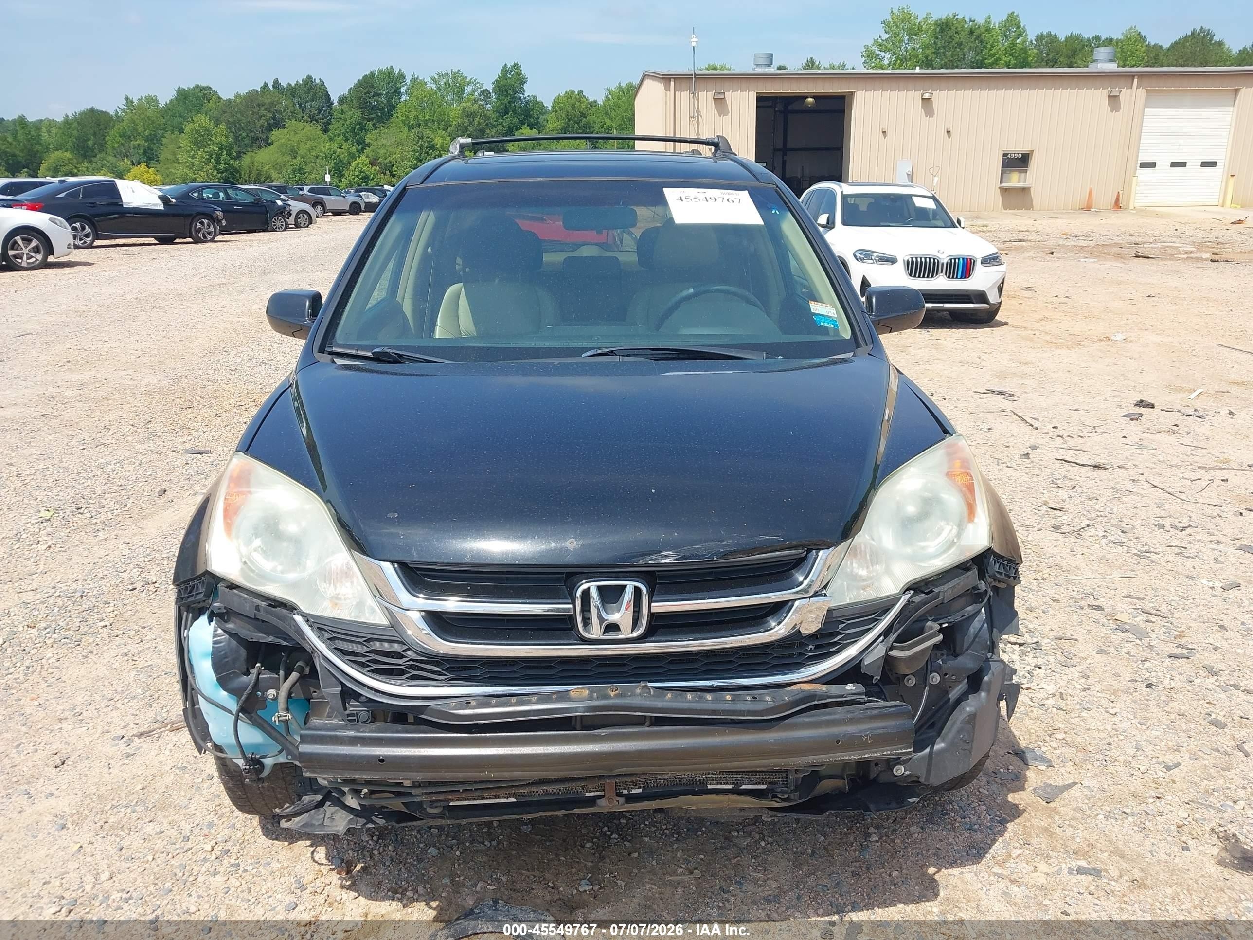 2010 Honda Cr-v Ex-l Black vin: 5J6RE4H71AL044455