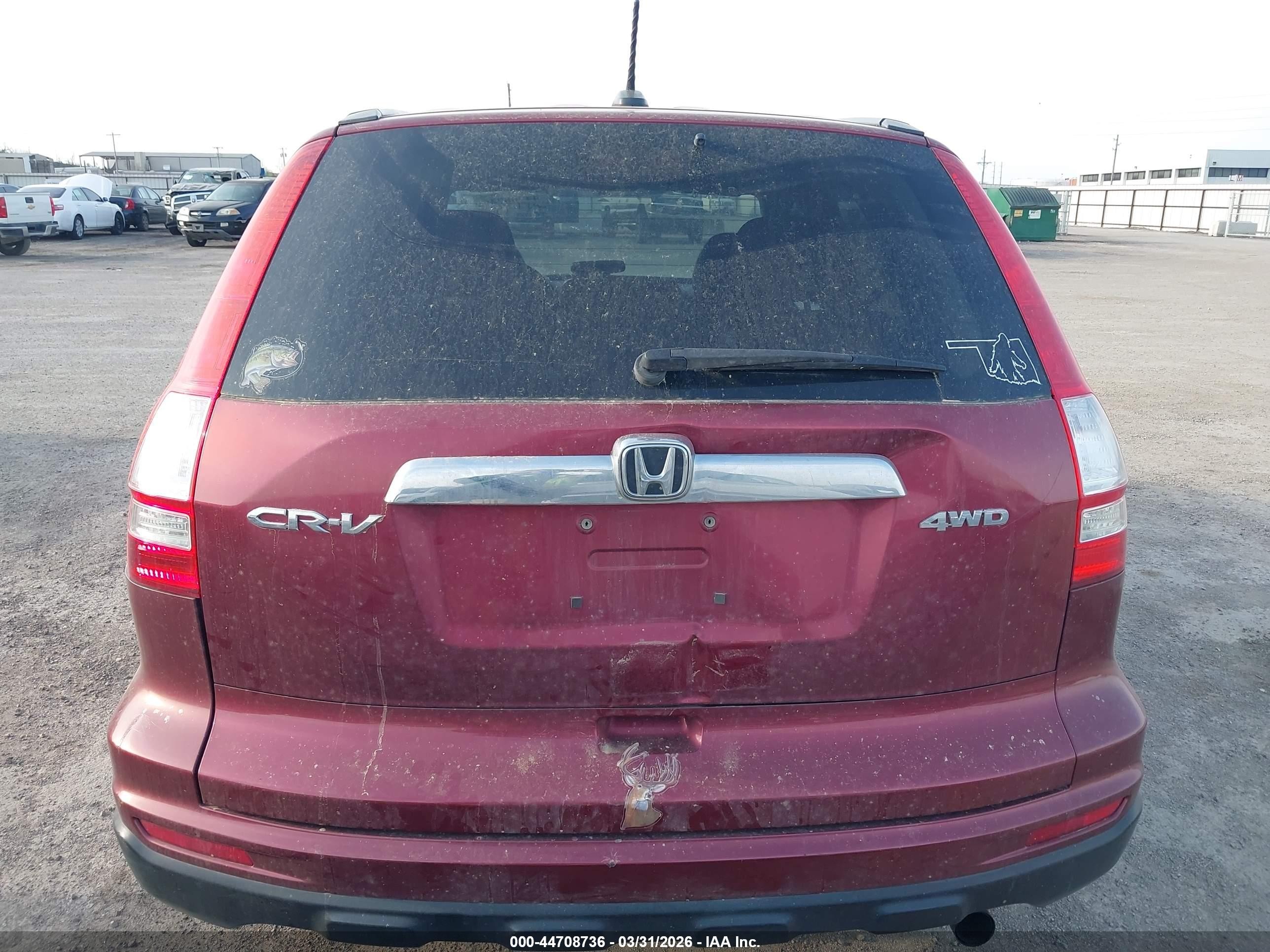 2010 Honda Cr-v Ex-l Maroon vin: 5J6RE4H71AL045363