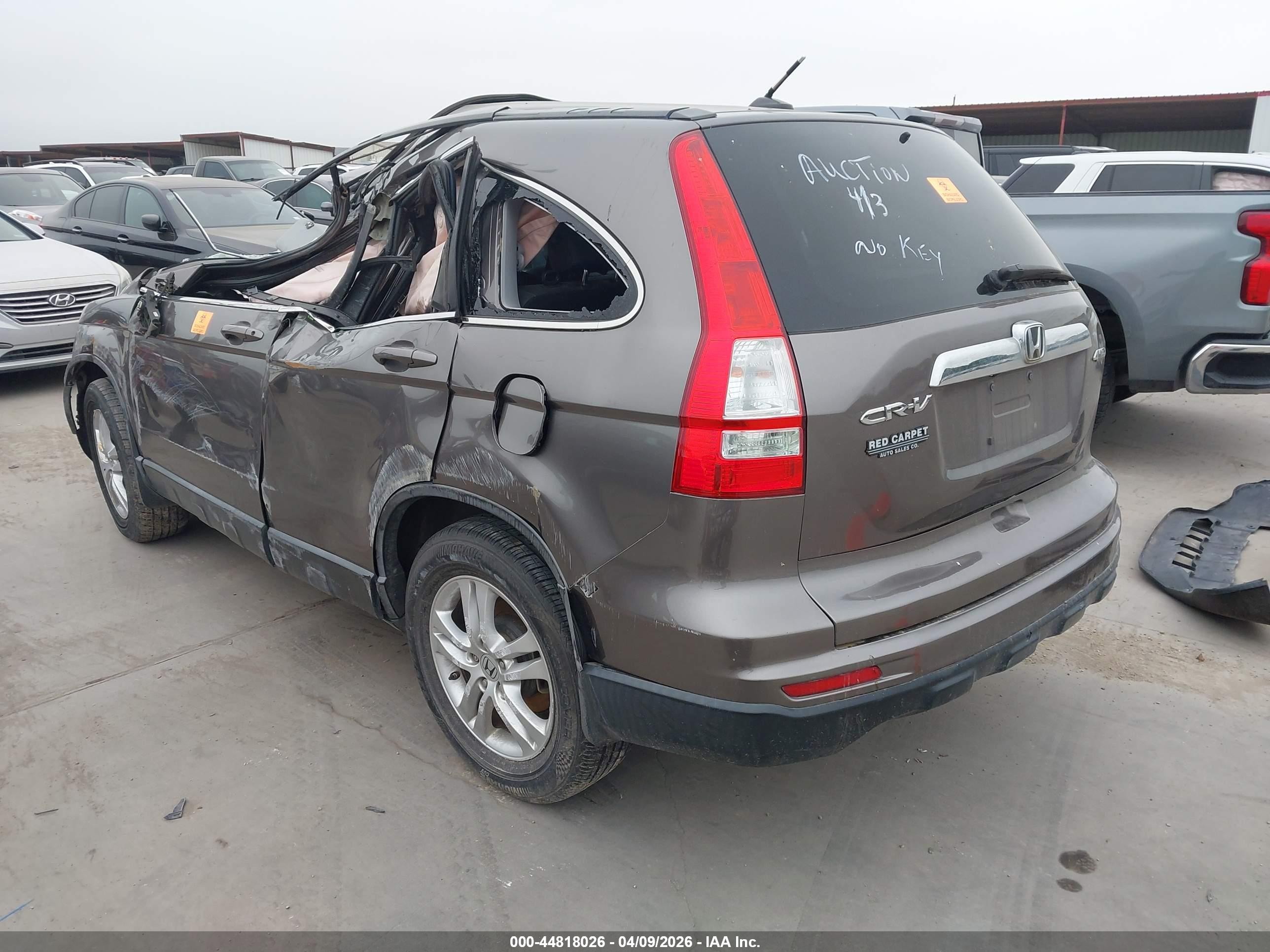 2010 Honda Cr-v Ex-l Серый vin: 5J6RE4H71AL045847