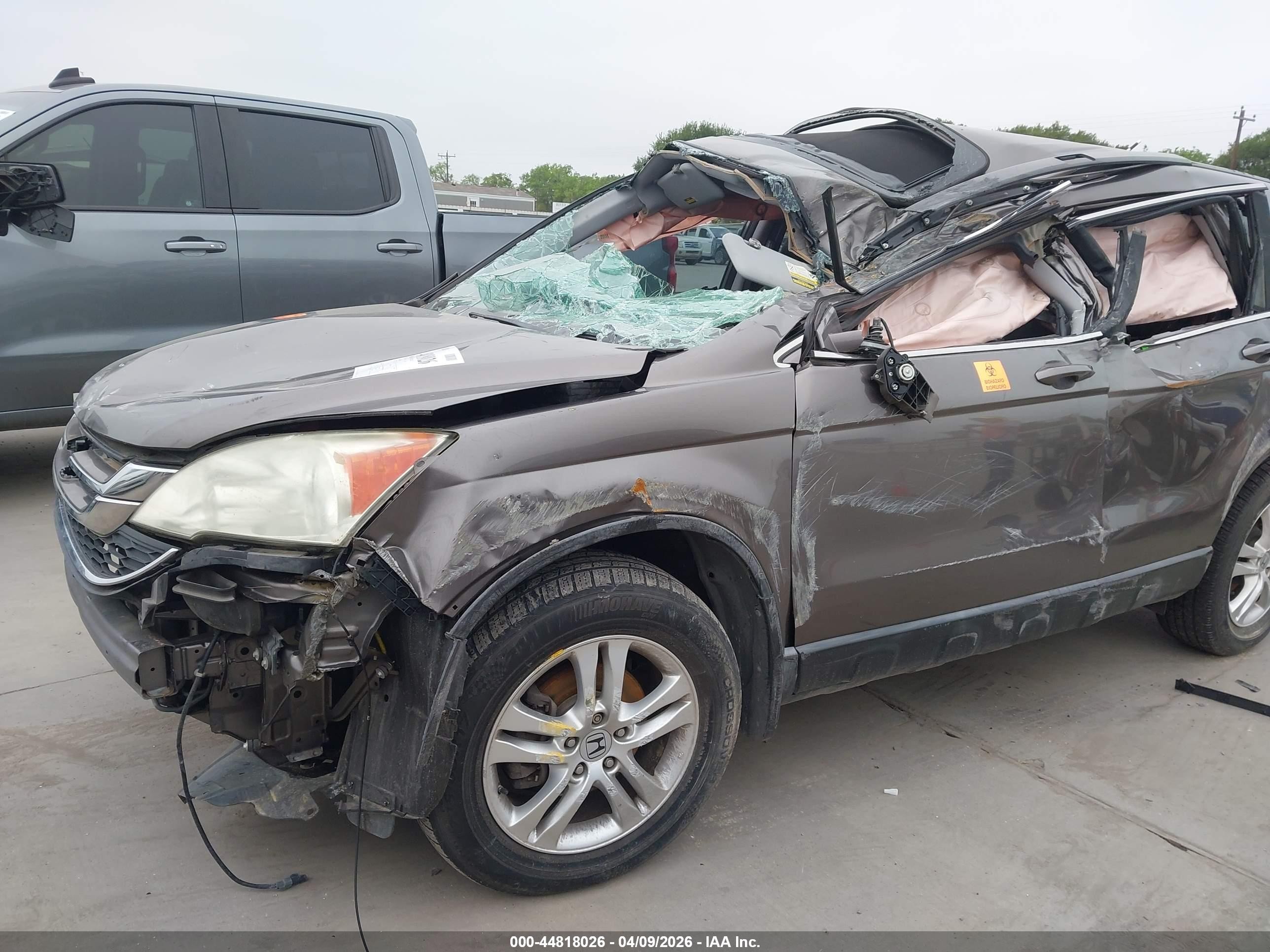 2010 Honda Cr-v Ex-l Серый vin: 5J6RE4H71AL045847