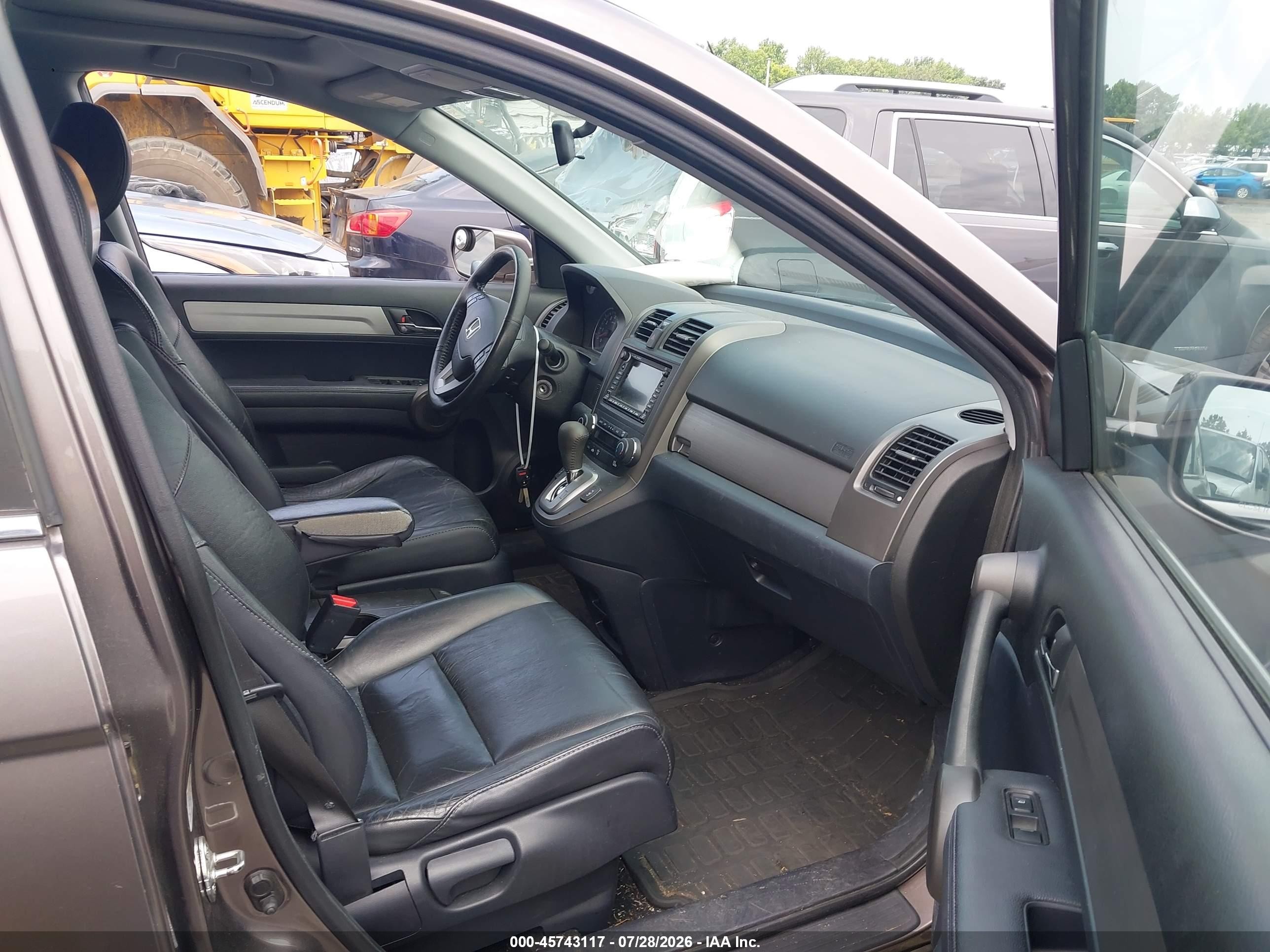 2010 Honda Cr-v Ex-l Gray vin: 5J6RE4H71AL077598