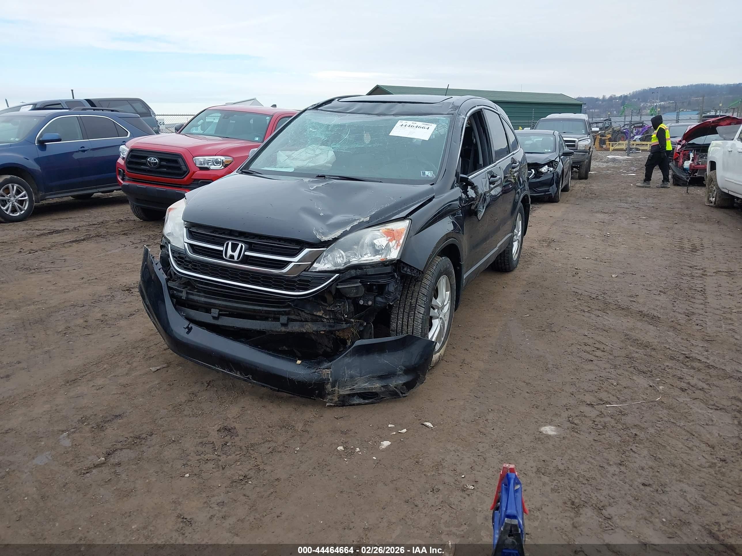 2010 Honda Cr-v Ex-l Black vin: 5J6RE4H71AL084048