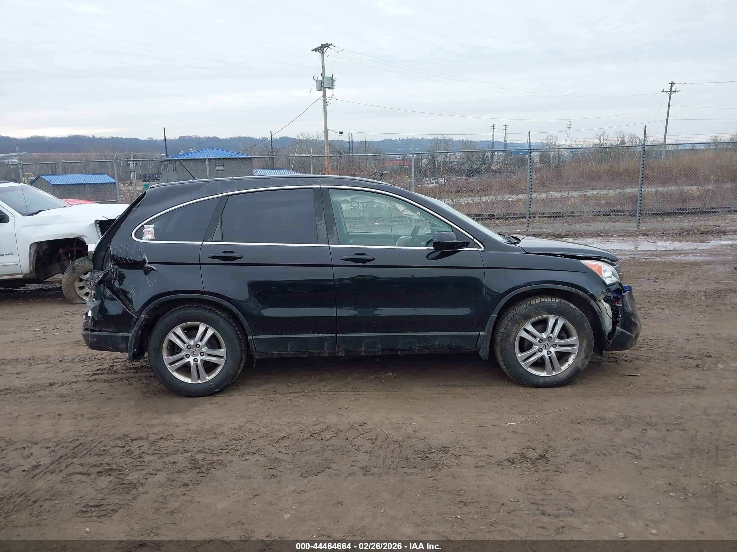 2010 Honda Cr-v Ex-l Black vin: 5J6RE4H71AL084048