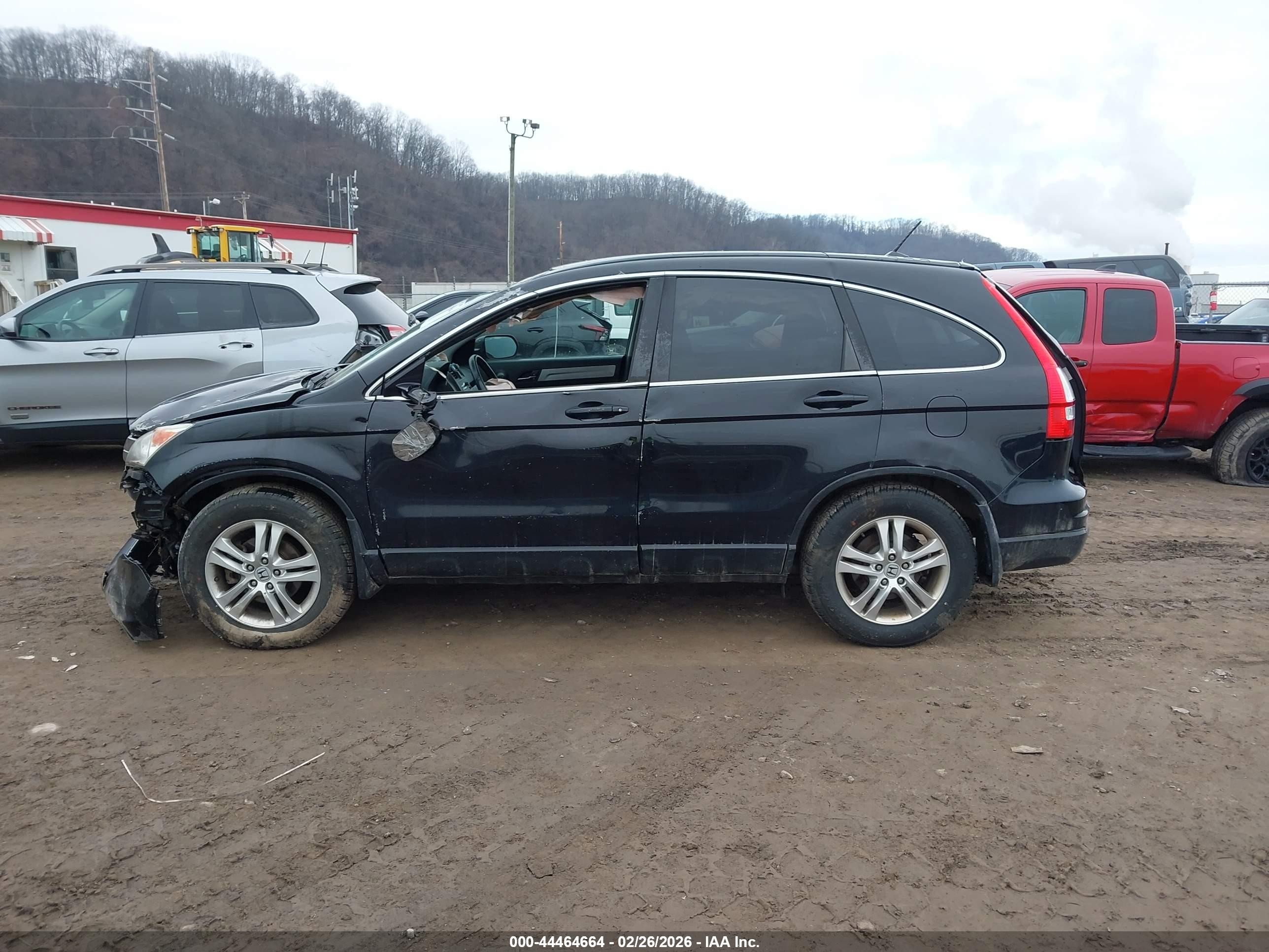 2010 Honda Cr-v Ex-l Black vin: 5J6RE4H71AL084048