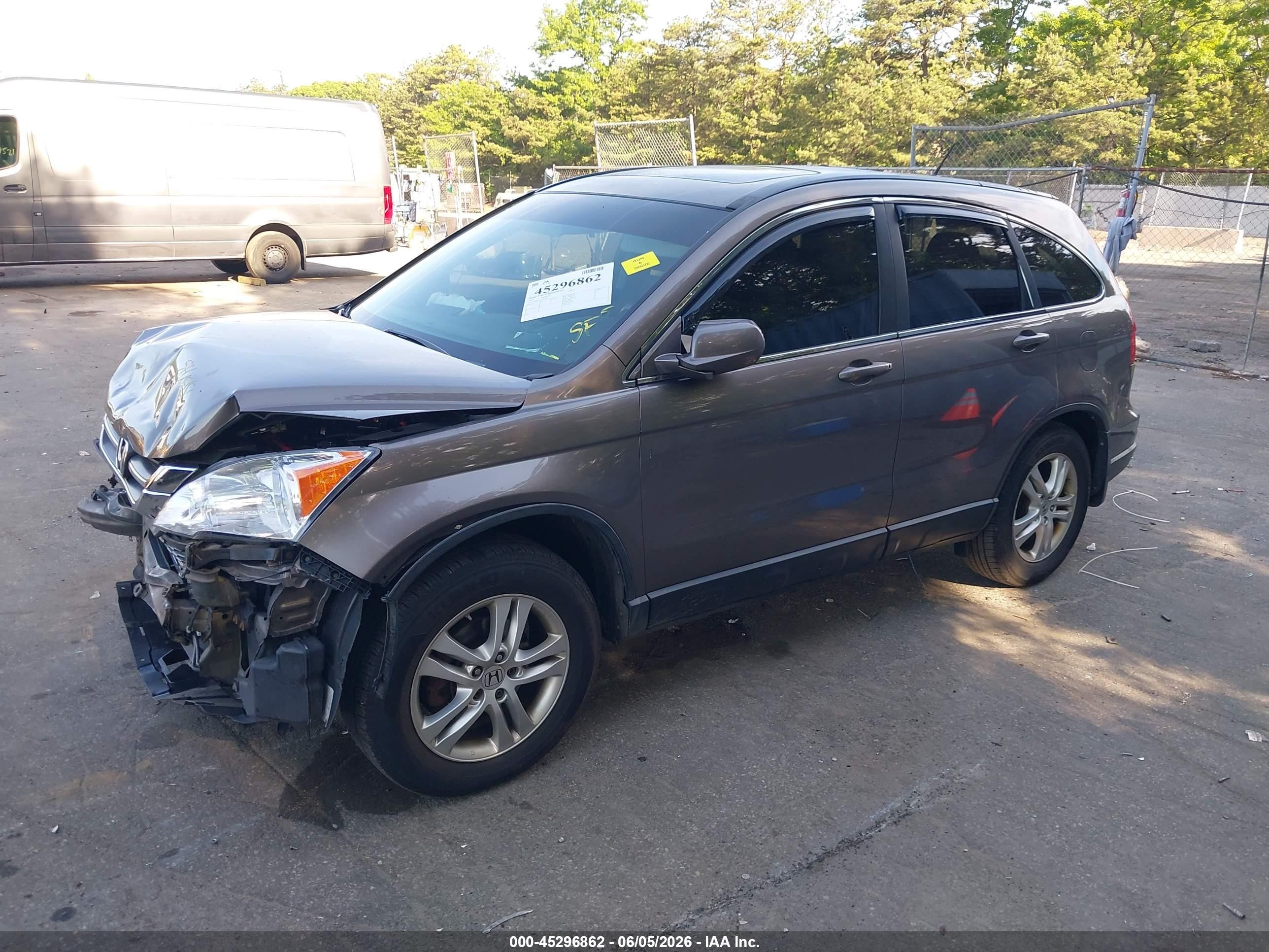 2010 Honda Cr-v Ex-l Серый vin: 5J6RE4H71AL084132