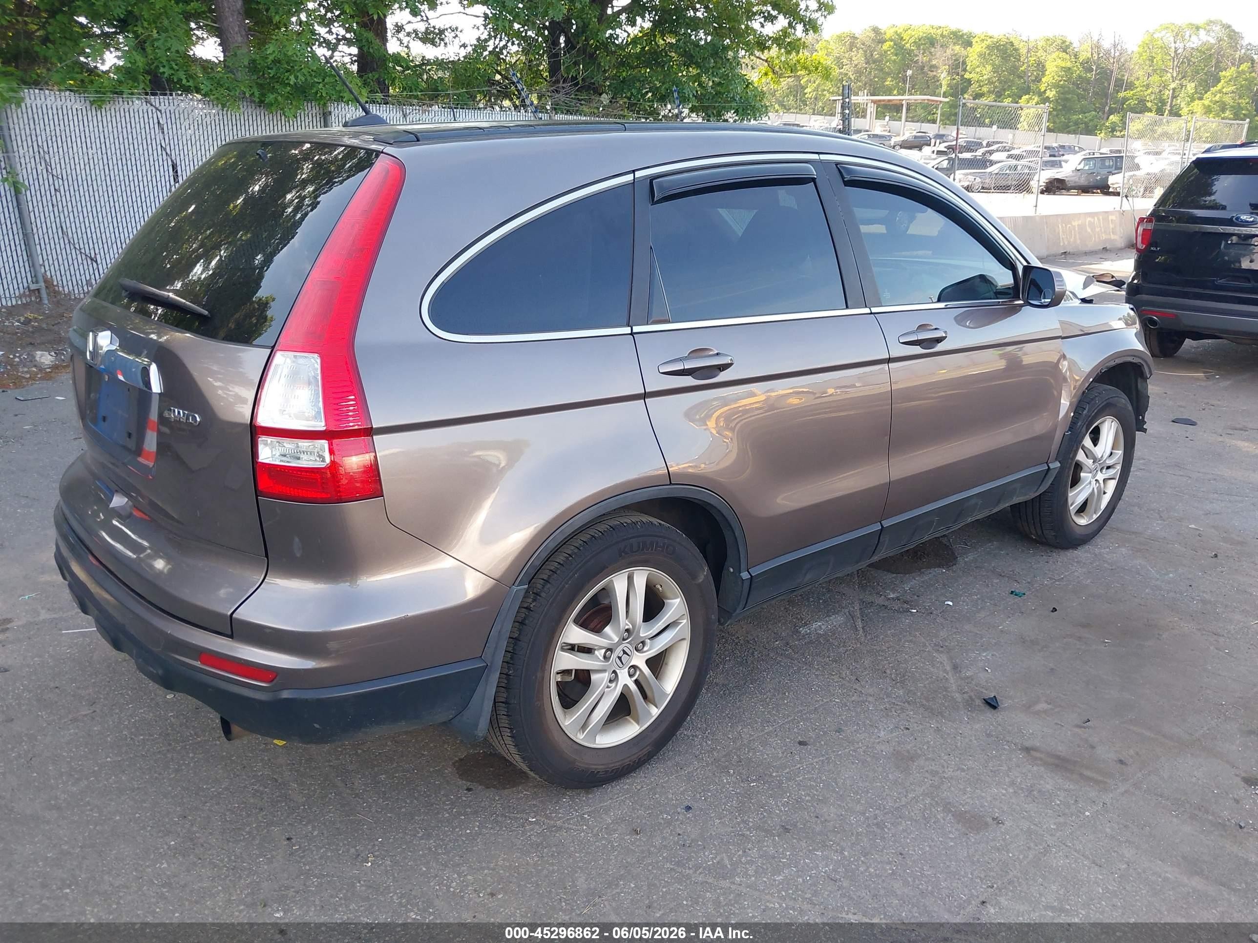 2010 Honda Cr-v Ex-l Серый vin: 5J6RE4H71AL084132