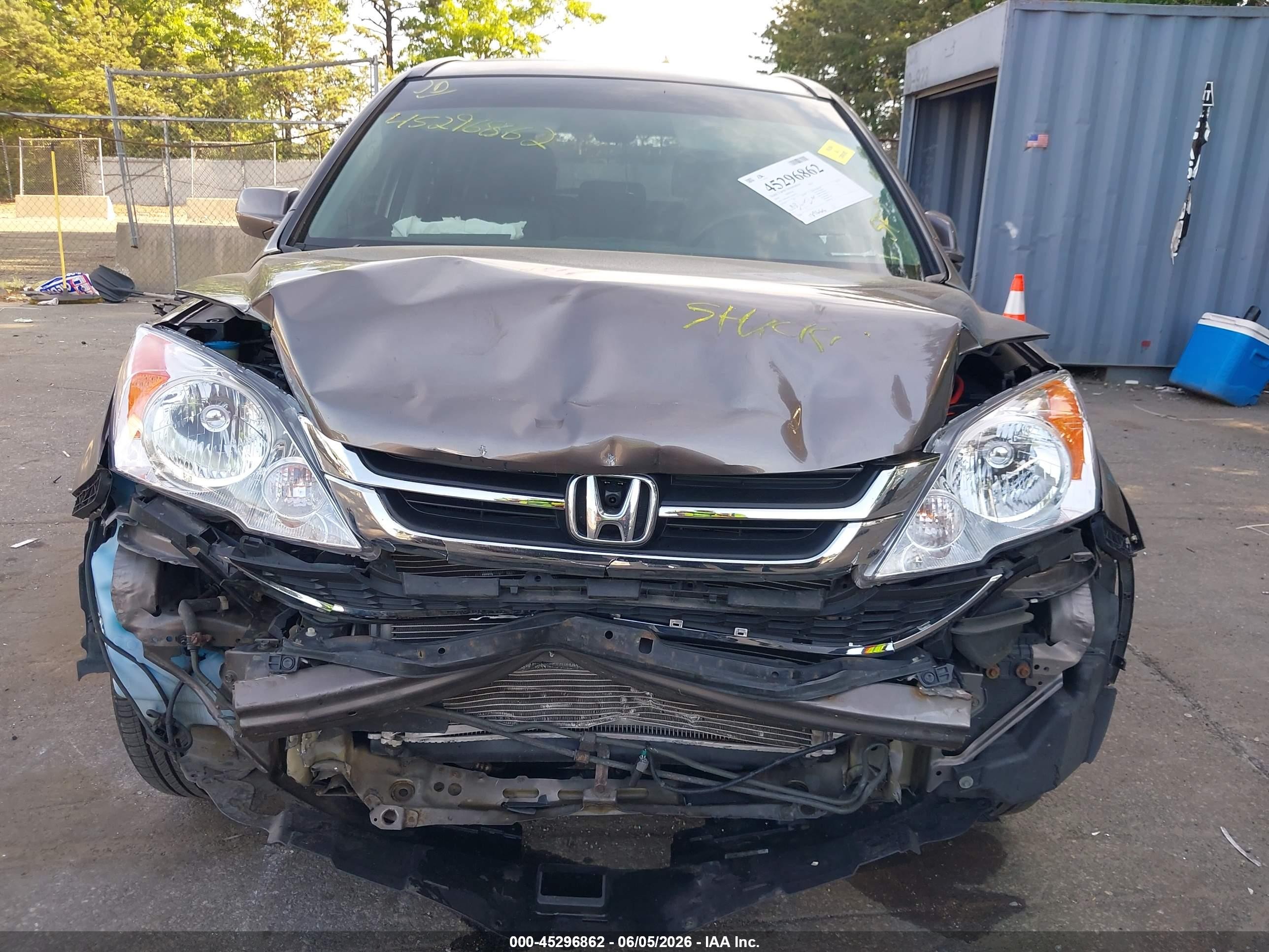 2010 Honda Cr-v Ex-l Серый vin: 5J6RE4H71AL084132