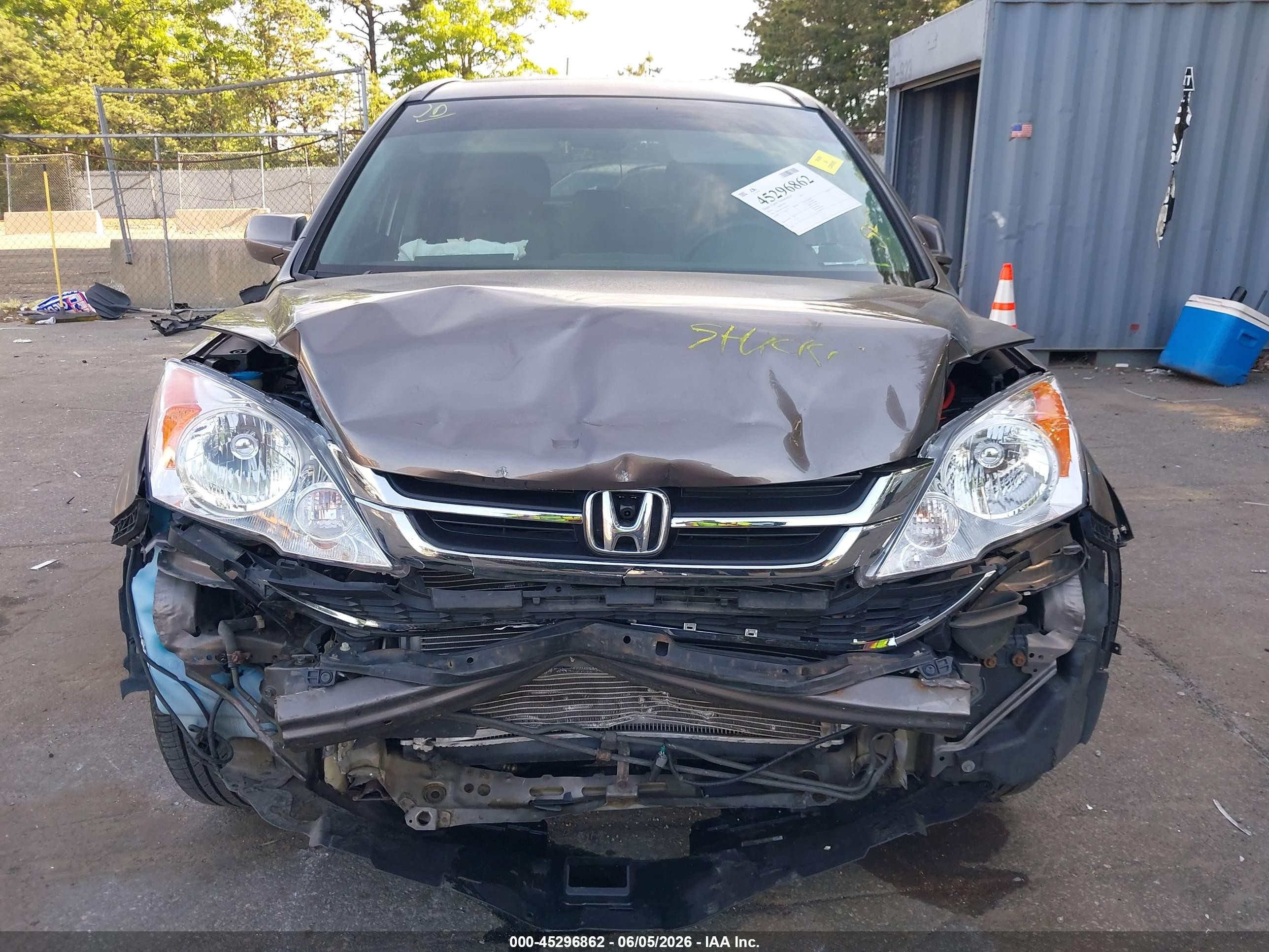 2010 Honda Cr-v Ex-l Серый vin: 5J6RE4H71AL084132
