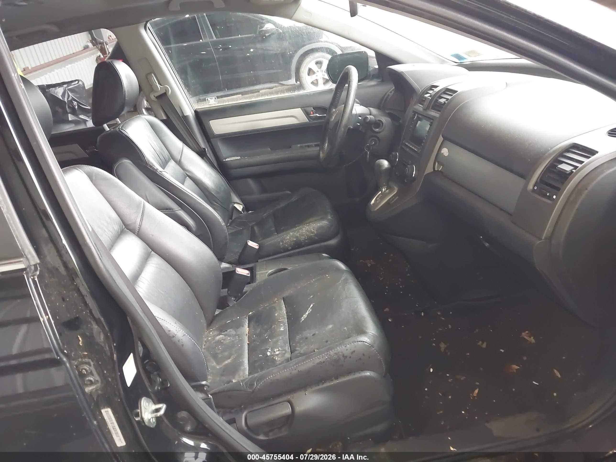 2010 Honda Cr-v Ex-l Black vin: 5J6RE4H71AL090075