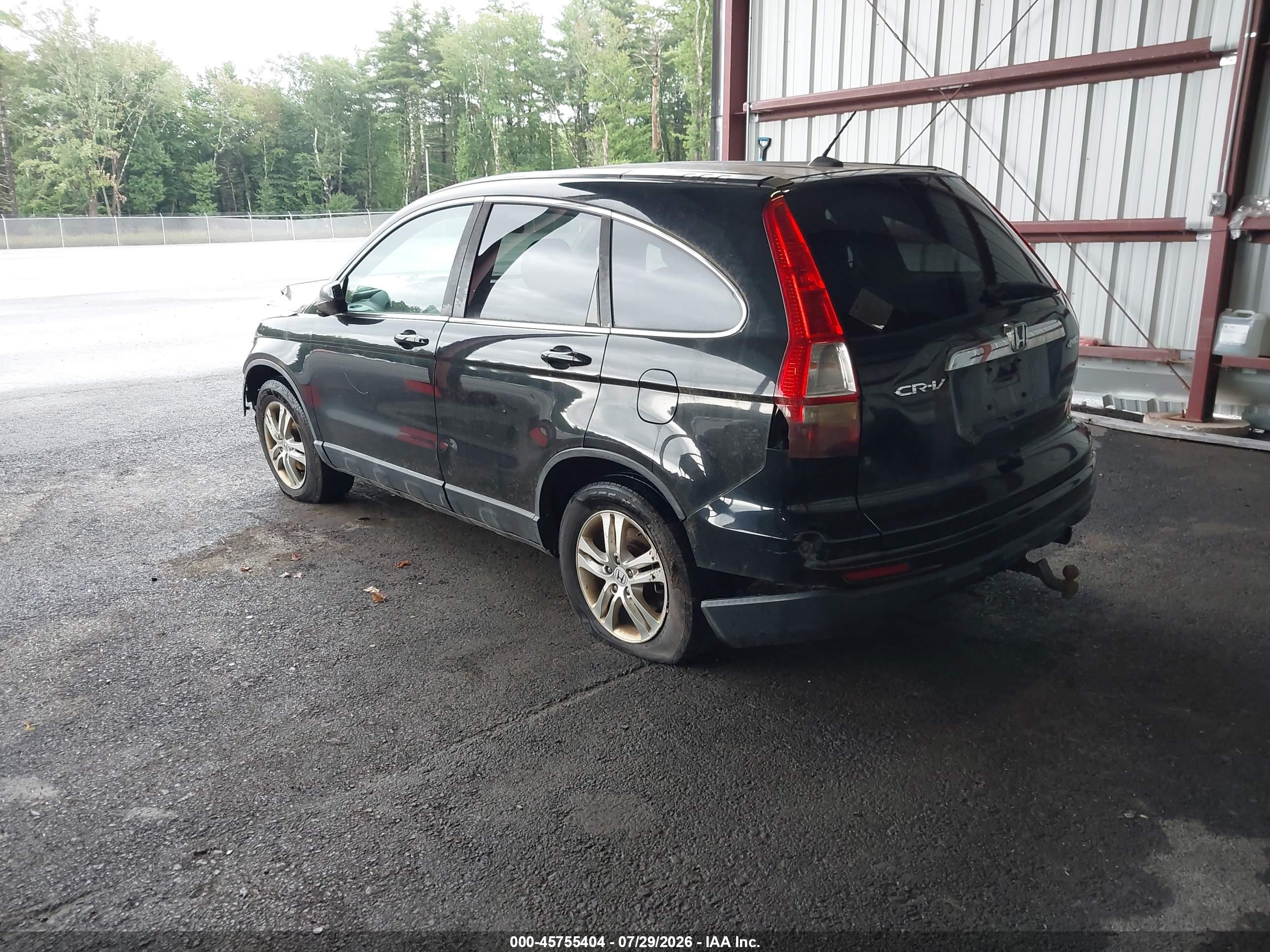 2010 Honda Cr-v Ex-l Black vin: 5J6RE4H71AL090075