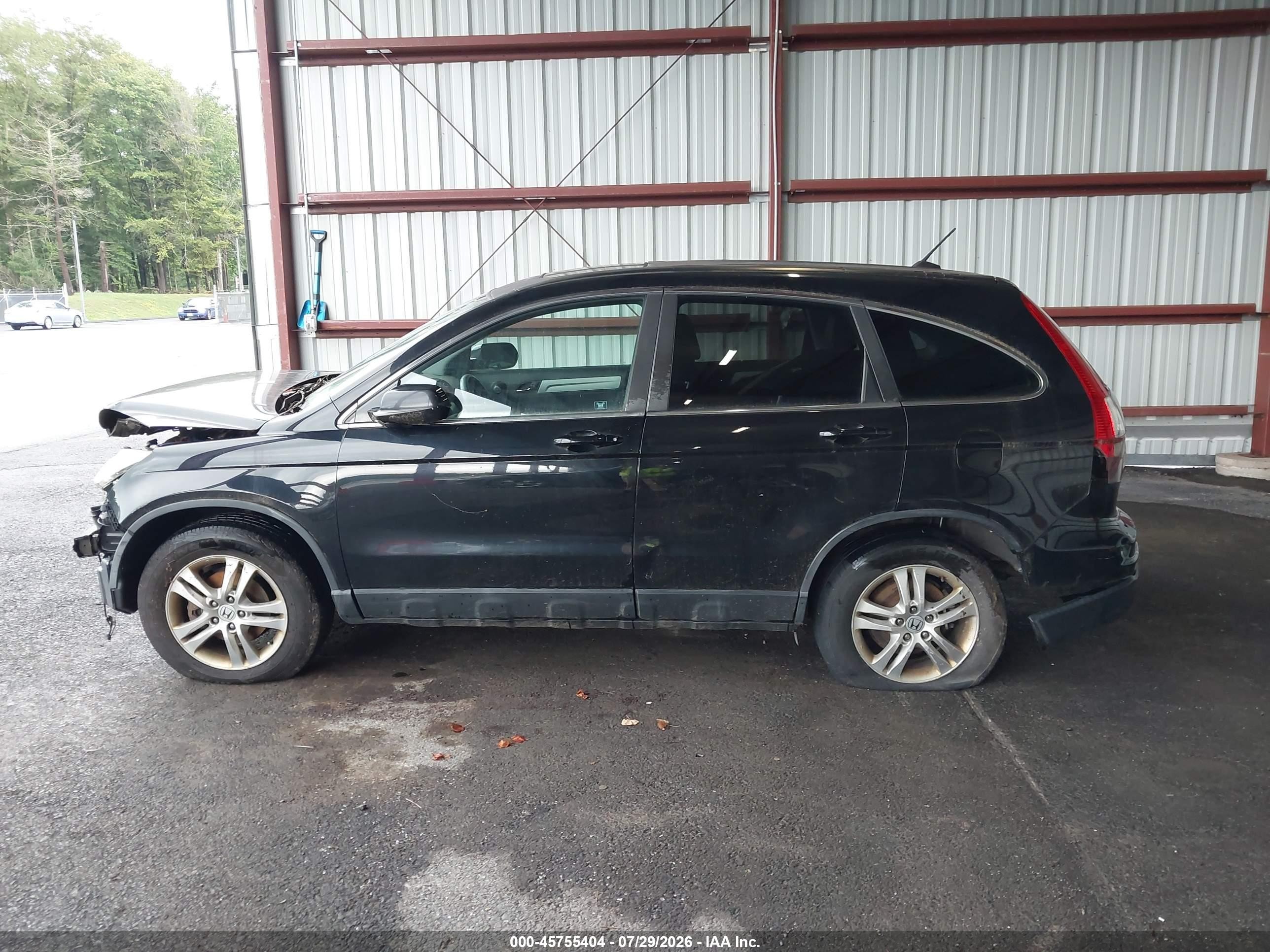 2010 Honda Cr-v Ex-l Black vin: 5J6RE4H71AL090075