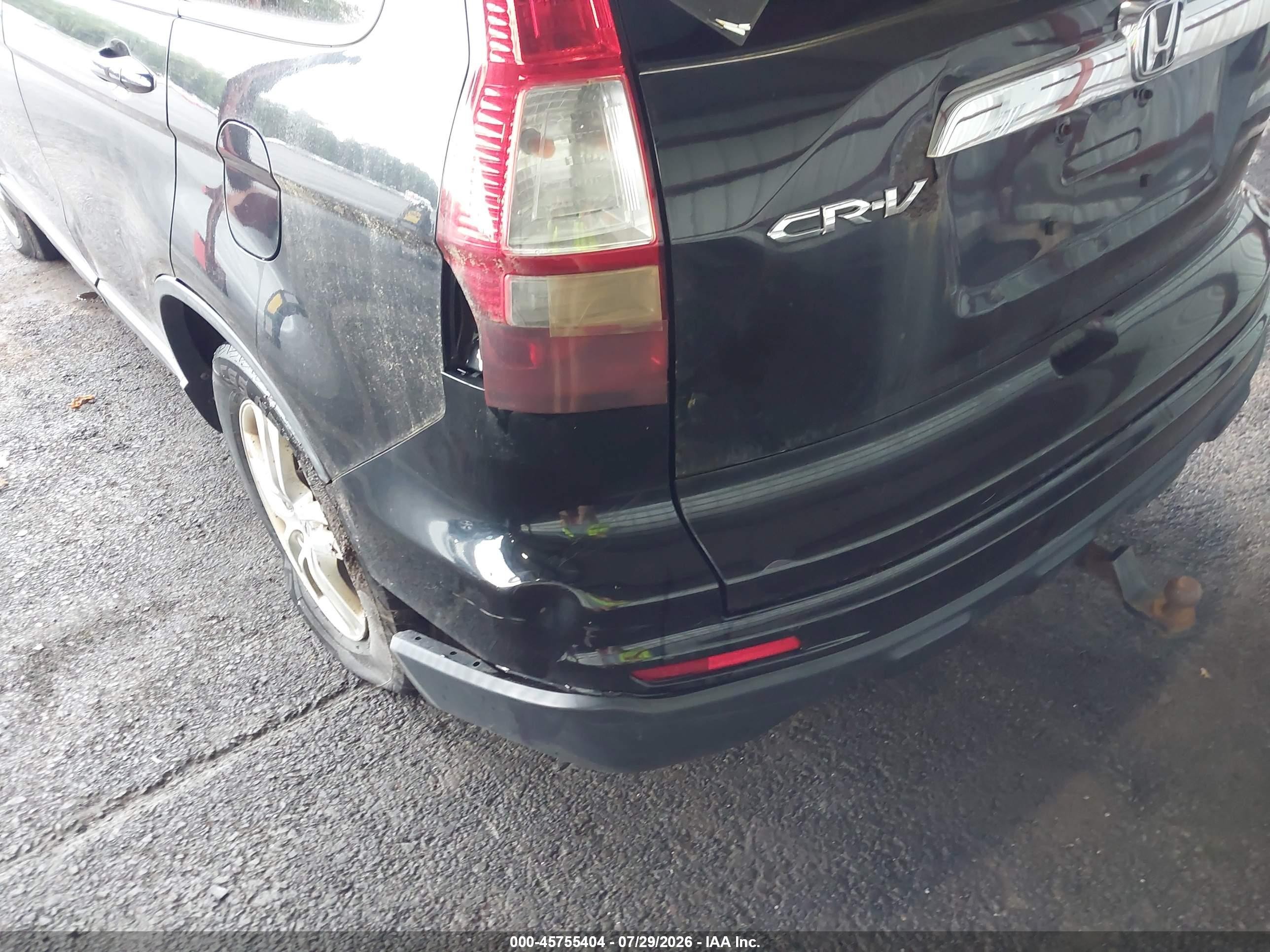 2010 Honda Cr-v Ex-l Black vin: 5J6RE4H71AL090075