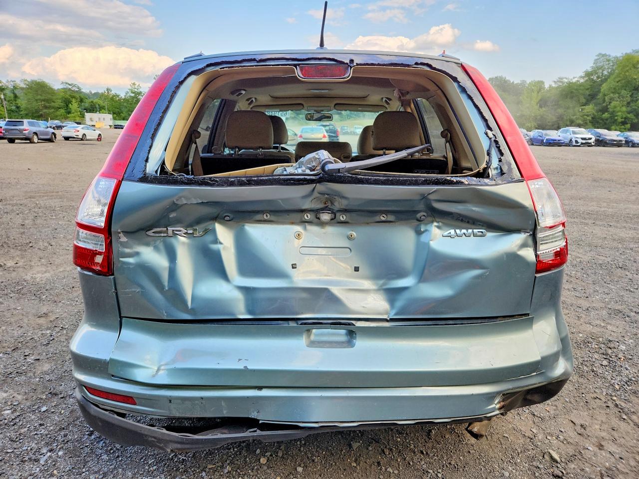 2010 Honda Cr-v Blue vin: 5J6RE4H71AL092053